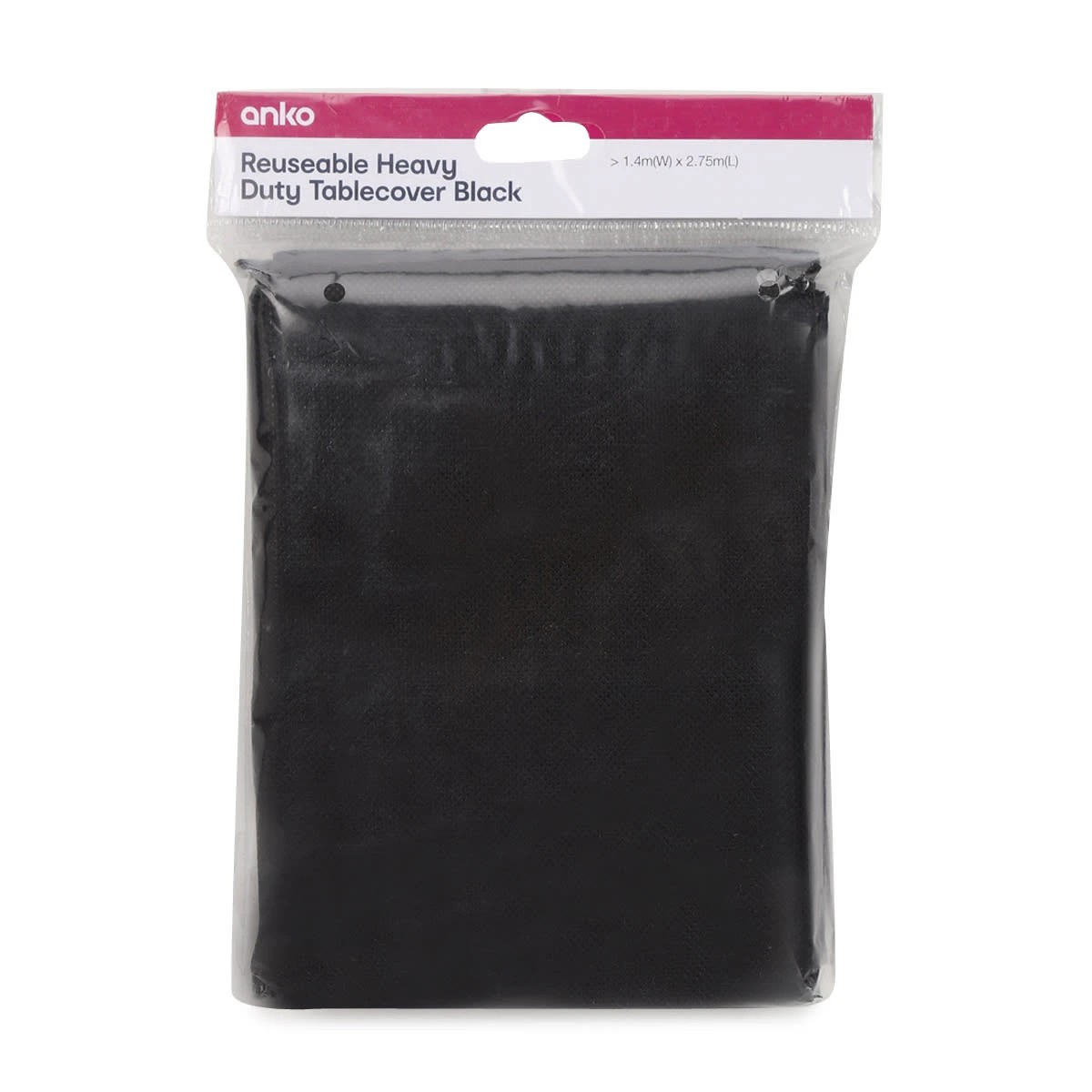 3 Reusable Heavy Duty Black Tablecover, 3 of 3