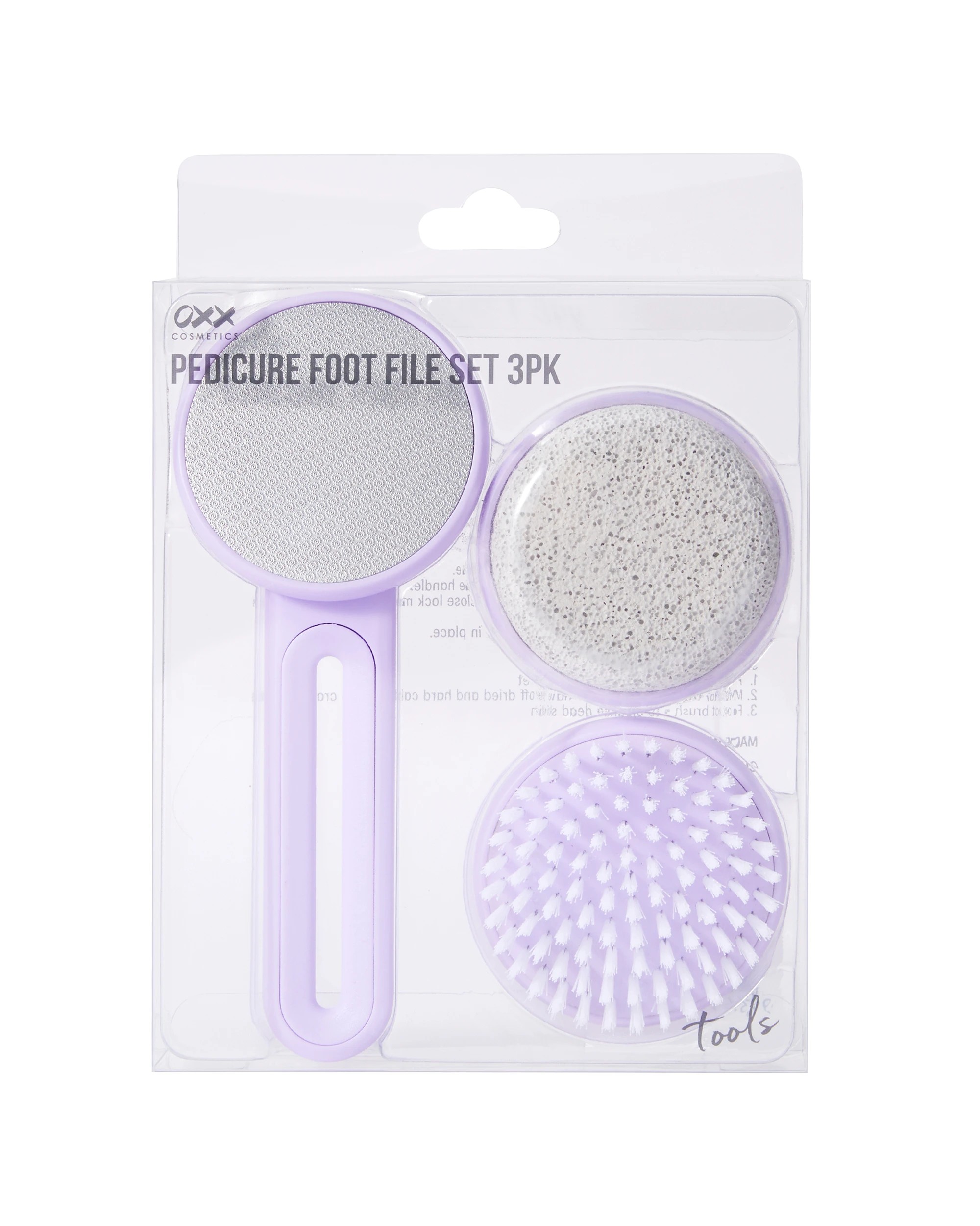 6 OXX Cosmetic 3 Pack Pedicure Foot File Set, 6 of 7