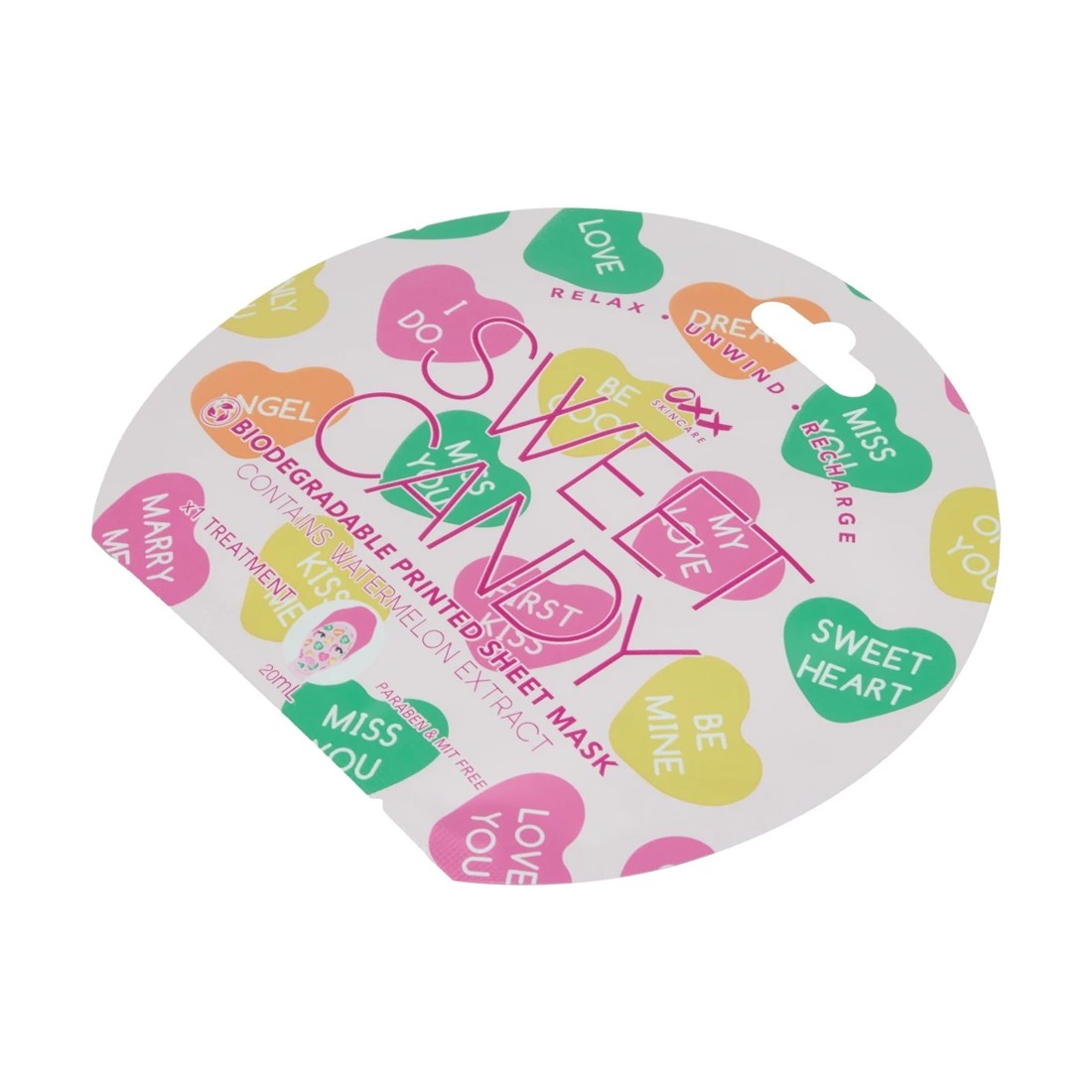 2 OXX Skincare Sweet Candy Printed Sheet Mask 20ml - Watermelon Extract, 2 of 3
