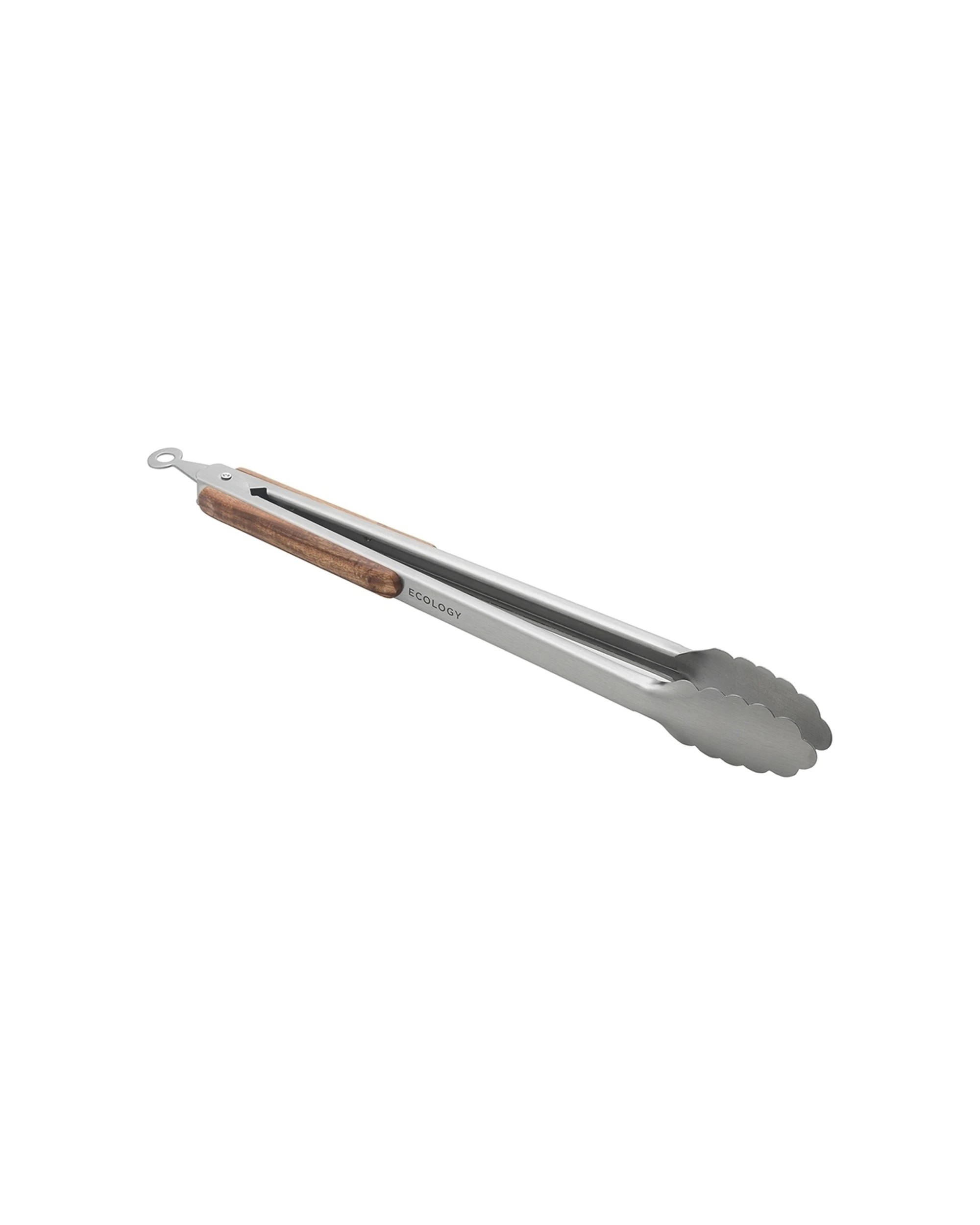 2 Ecology 3pc Acacia Barbecue Tongs Spoon Ladle Tools Set Utensils Set - Natural, 2 of 3