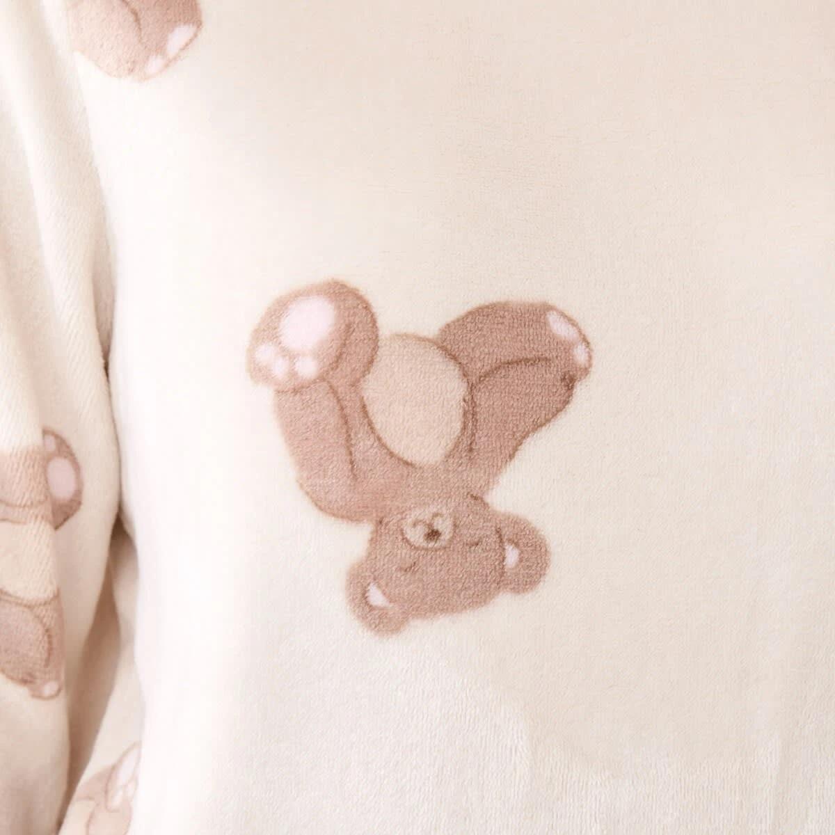 6 Fleece Top and Pants Pyjama Set Teddy Bear, 6 of 7