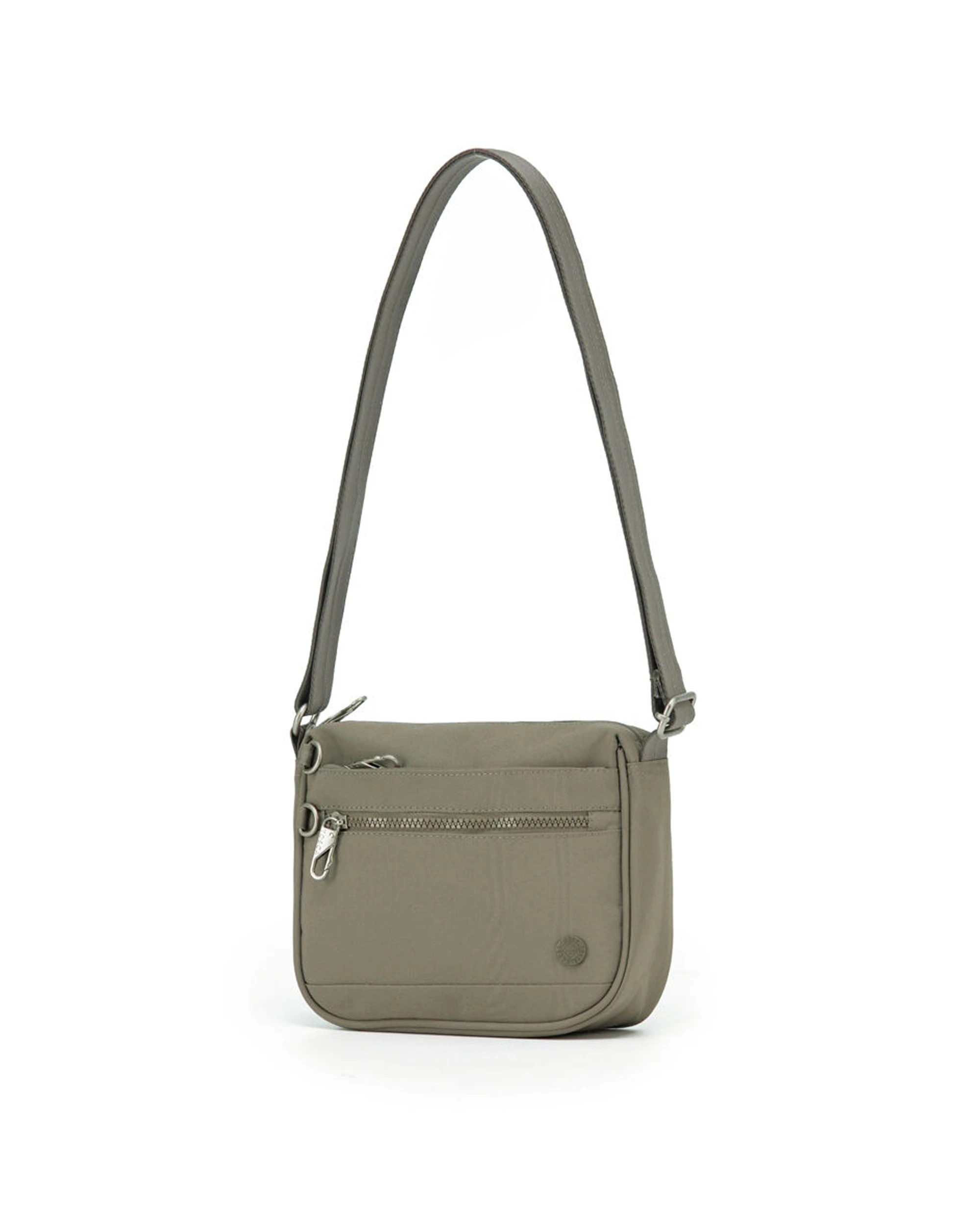 1 Tosca Anti-Theft Rfid Blocking Shoulder Travel Bag - Beige, 1 of 3