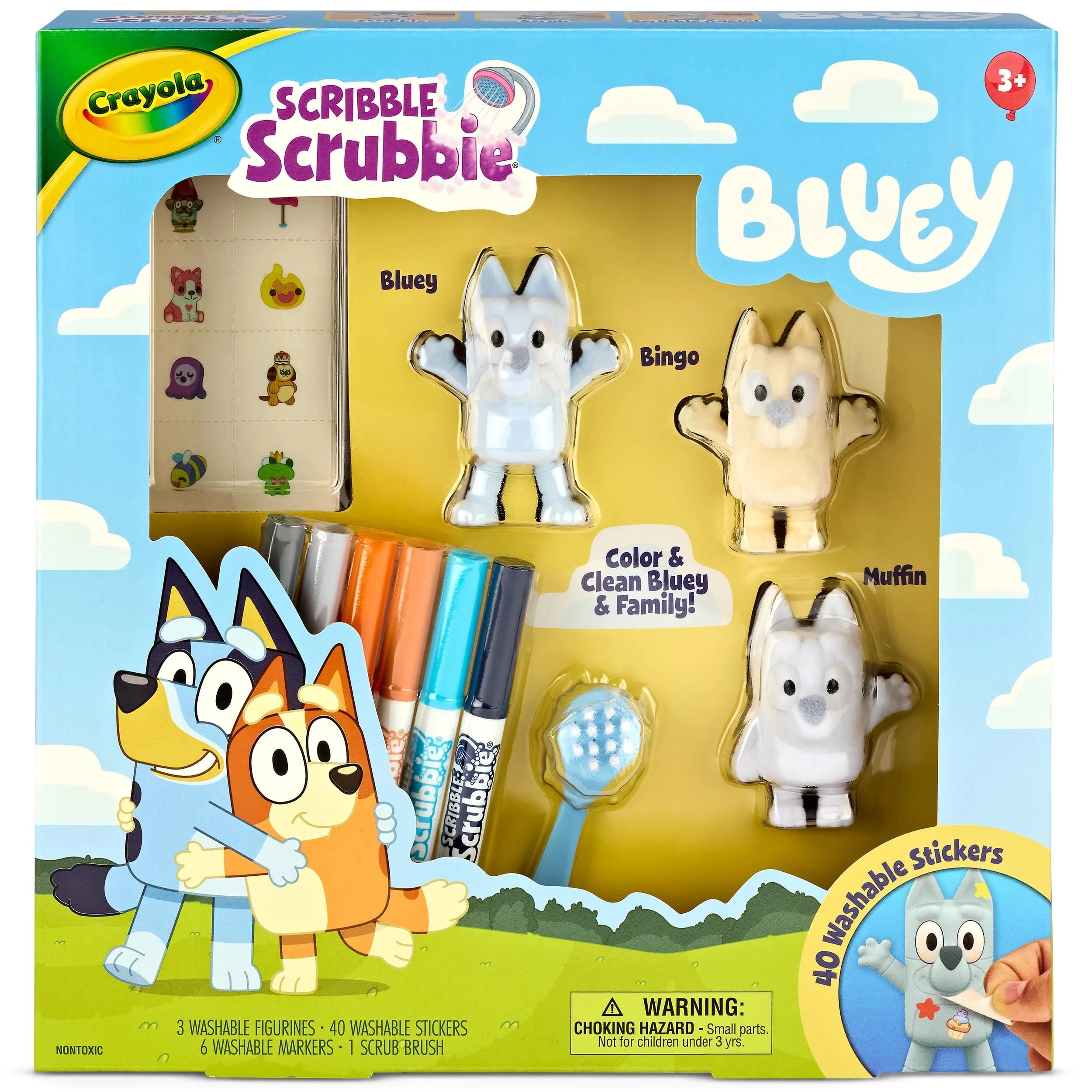 1 Crayola Bluey Scribble Scrubbie Playset, 1 of 8