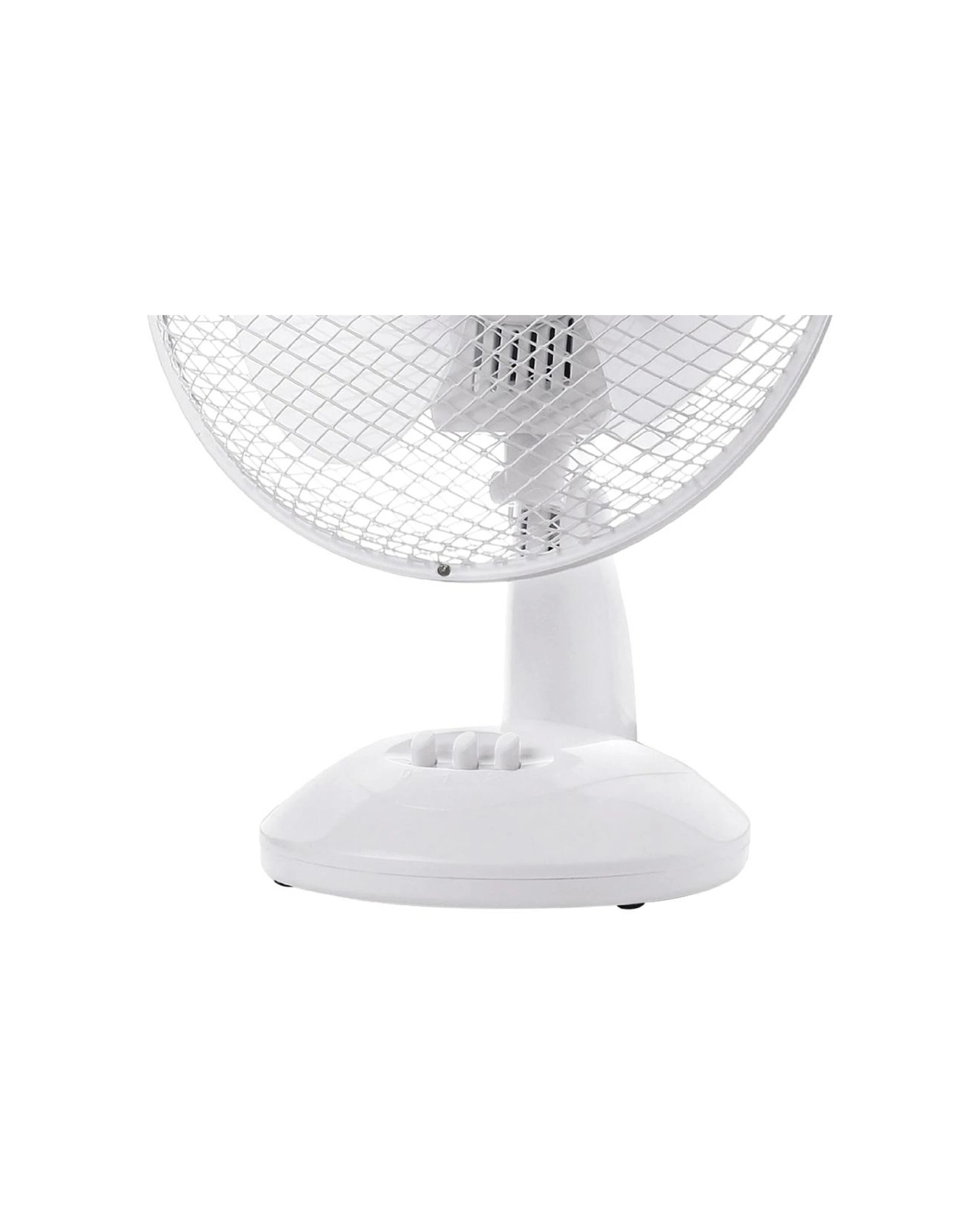 3 Heller 23cm Compact Adjustable Cooling Home/office Desk Fan 20w - White, 3 of 3