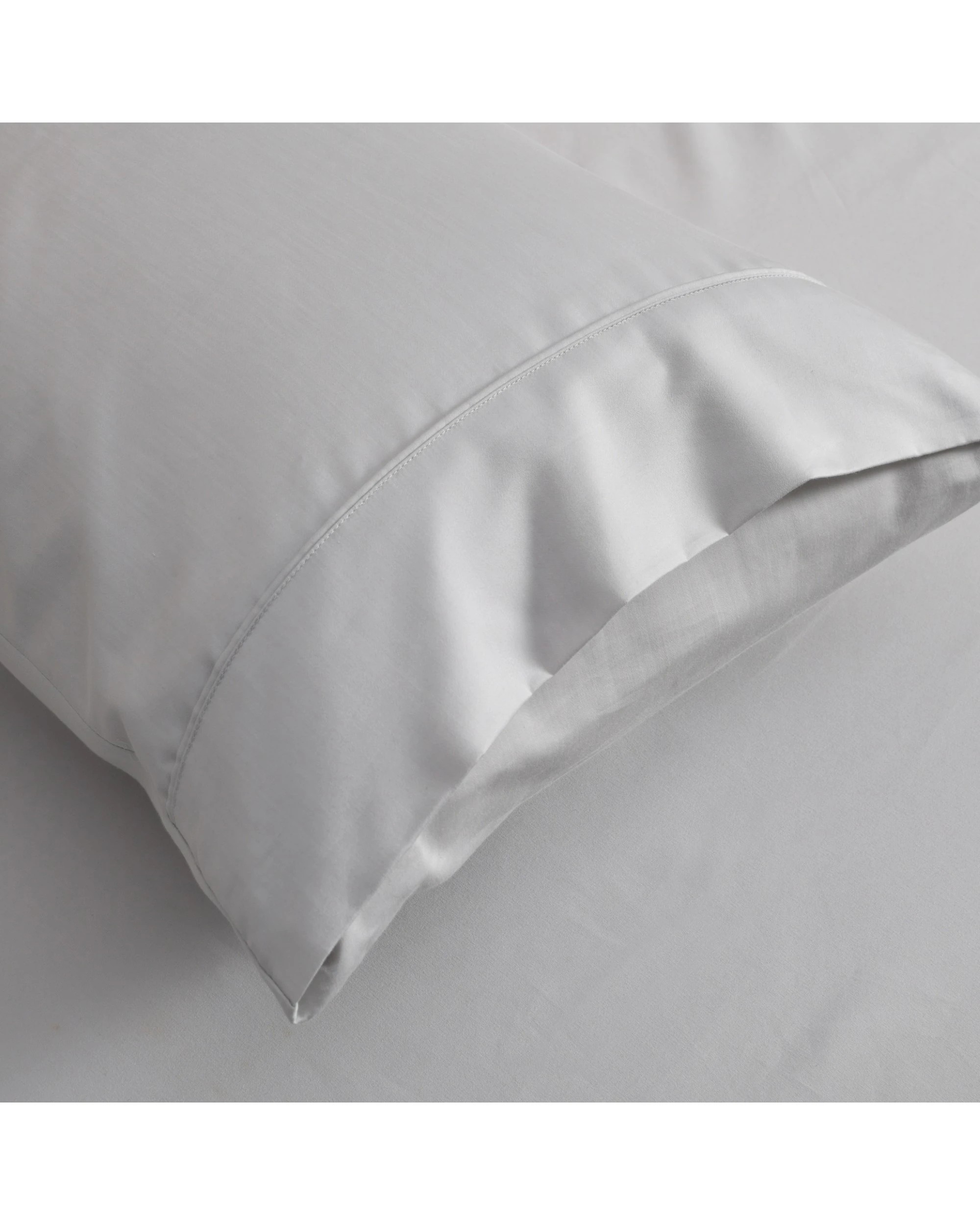 3 Dreamaker 1500TC Cotton Rich Standard Pillowcase Twin Pack - Dove Grey, 3 of 5