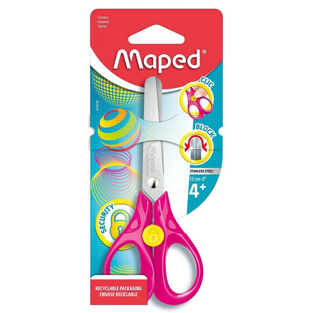 5 Maped Security Scissors 13cm Assorted, 5 of 7