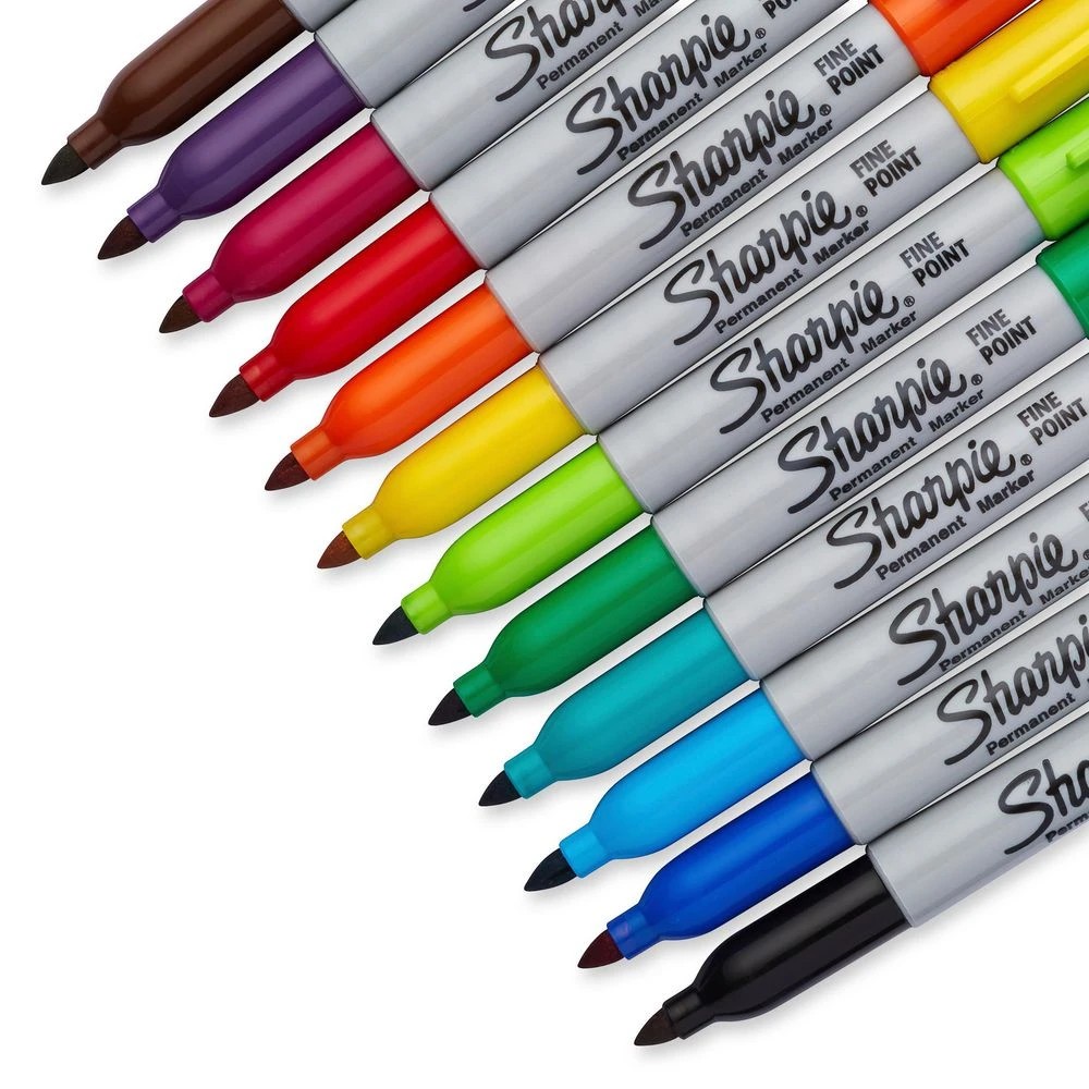3 Sharpie Fine Permanent Markers Assorted 12 Pack, 3 of 7