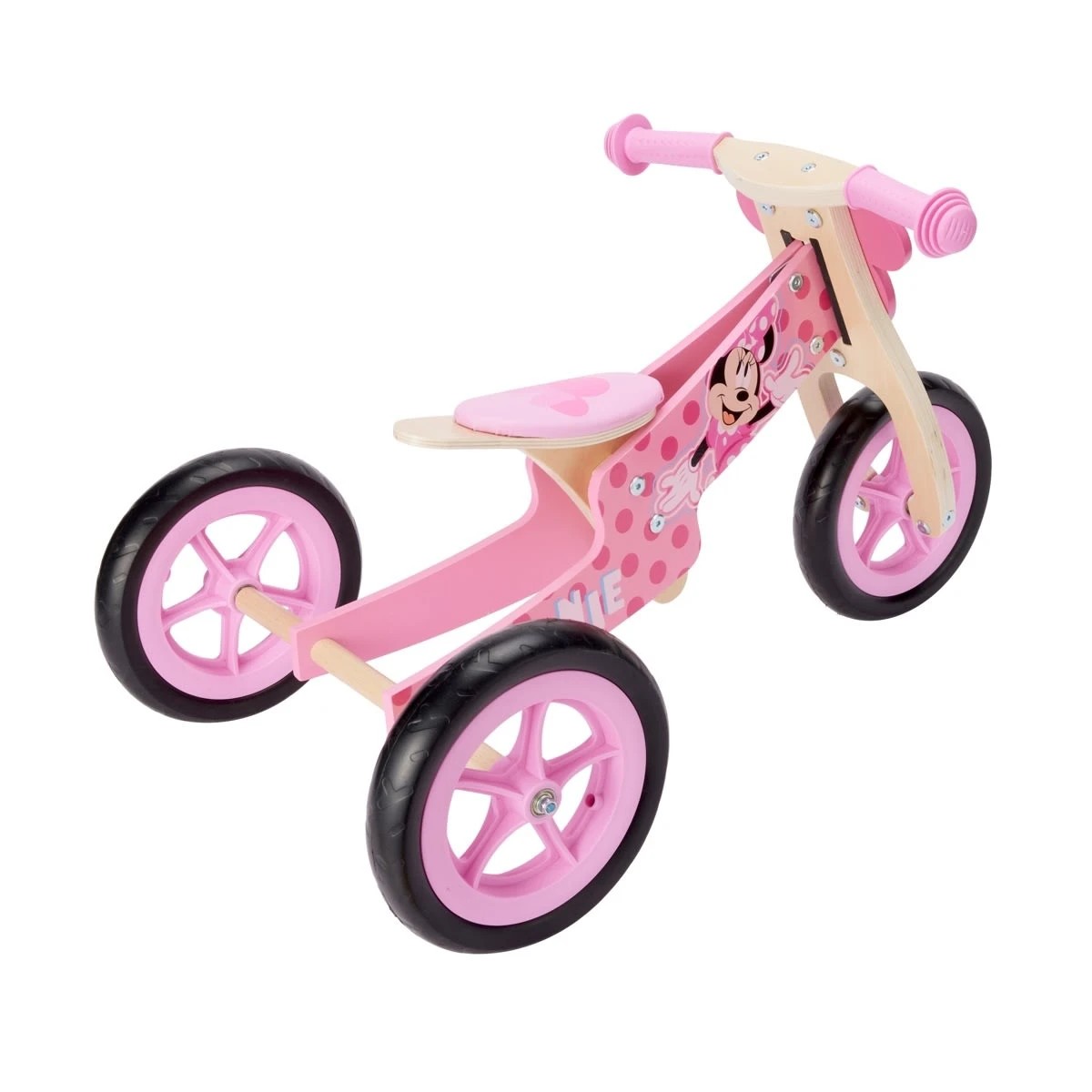 8 2-in-1 Minnie Wooden Balance Bike, 8 of 9