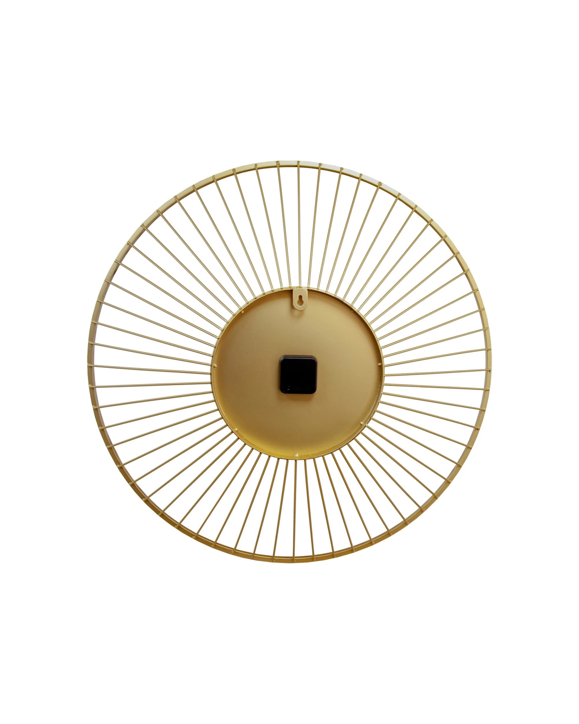 2 NeXtime Vasco Silent Analog Round Wall Clock Geometric Design 80cm - Gold, 2 of 3