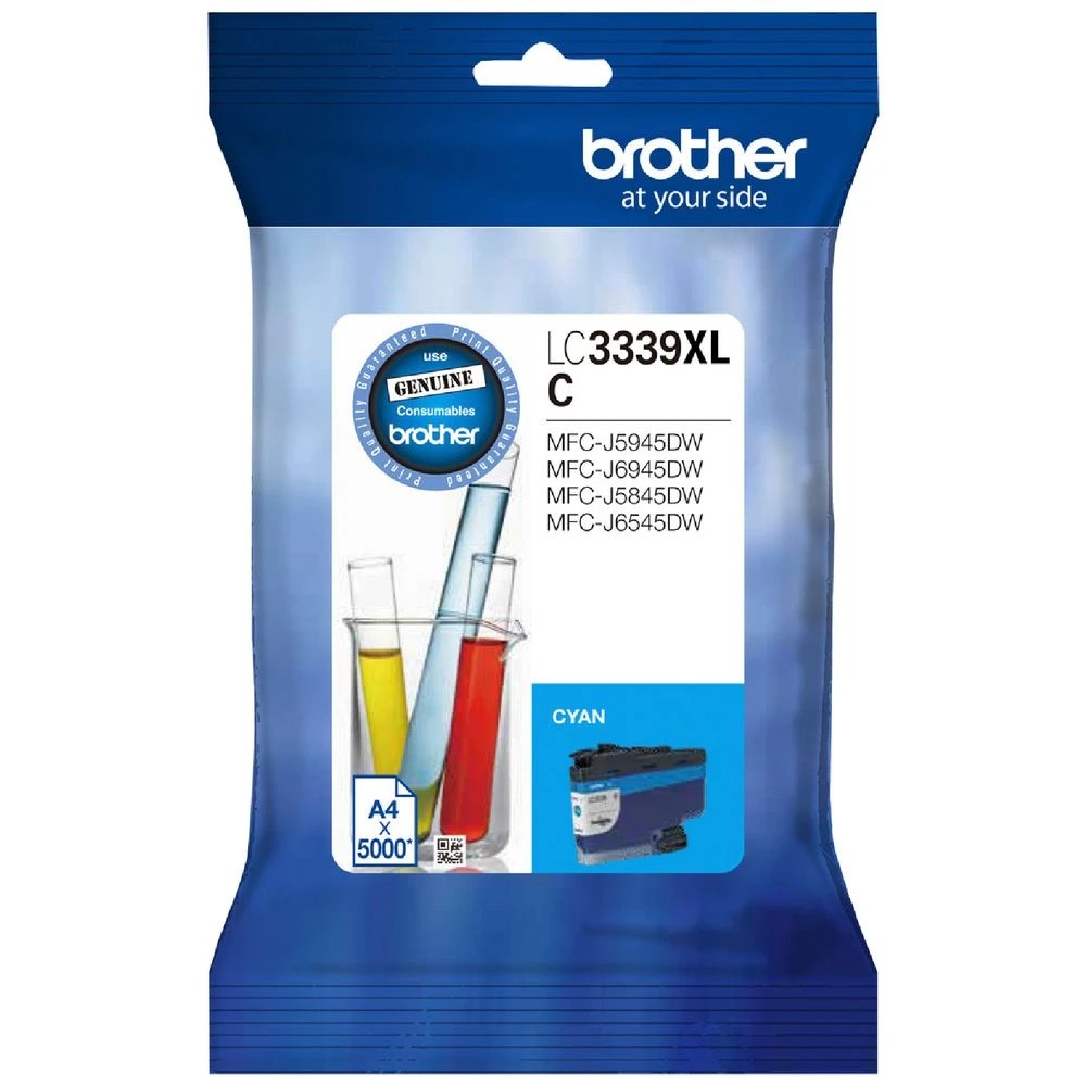 1 Brother LC 3339XL INKvestment Ink Cartridge Cyan, 1 of 2