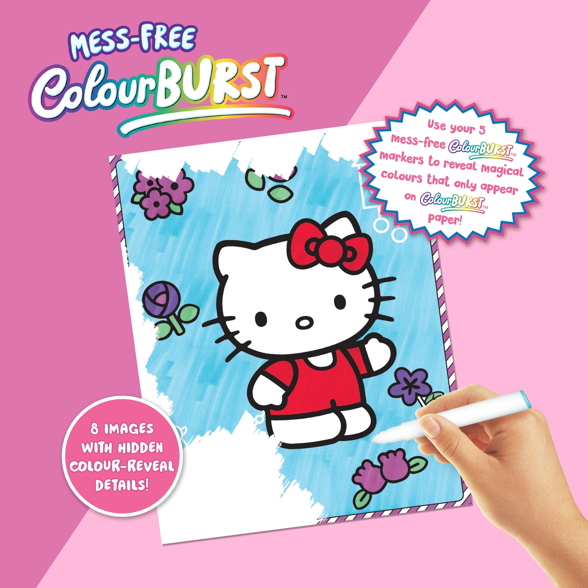 6 INKredibles Mess-Free ColourBurst Hello Kitty Activity Kit - Book, 6 of 6