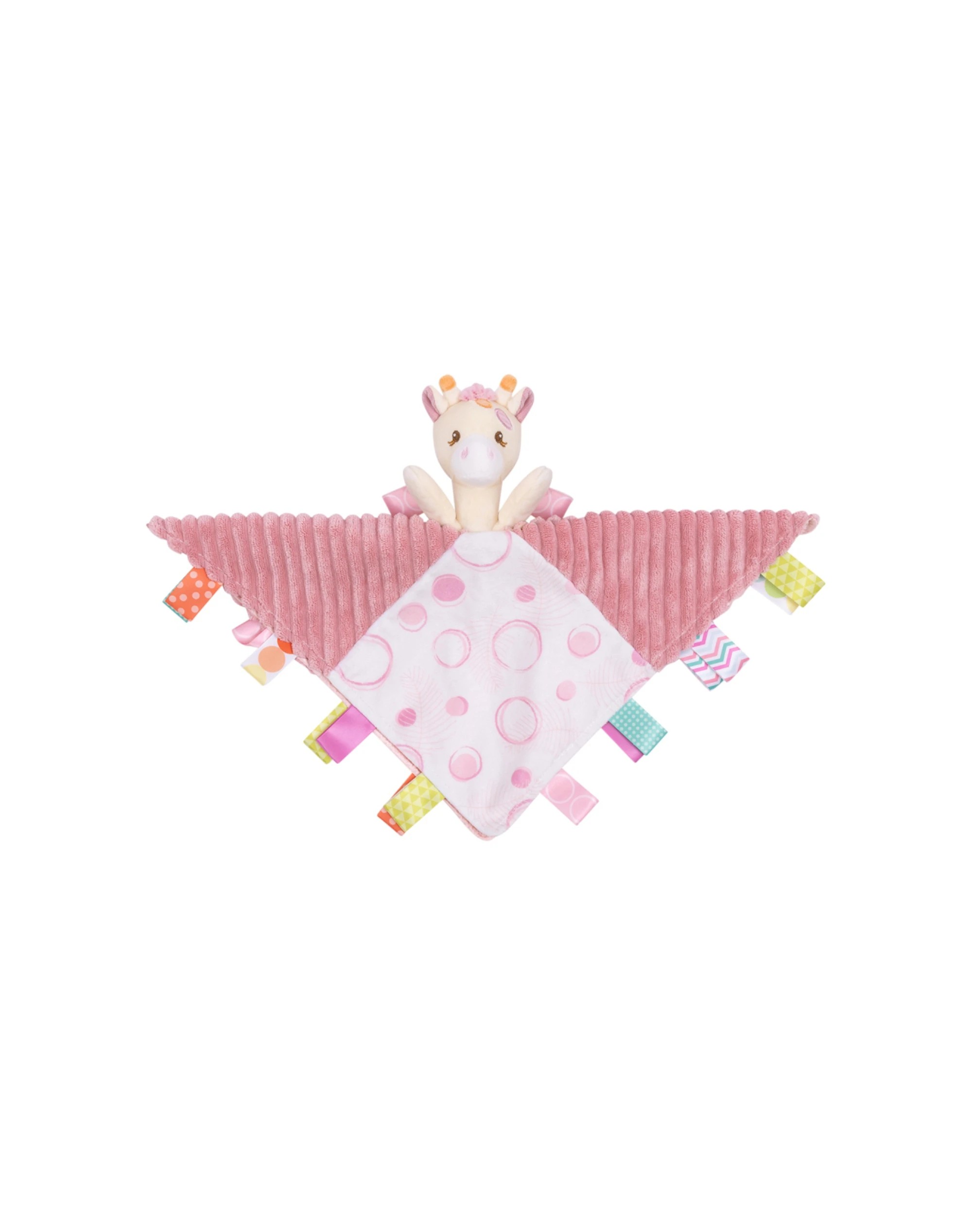 1 Mary Meyer Taggies Giraffe Character Kids Blanket 33x33cm - Multi, 1 of 5