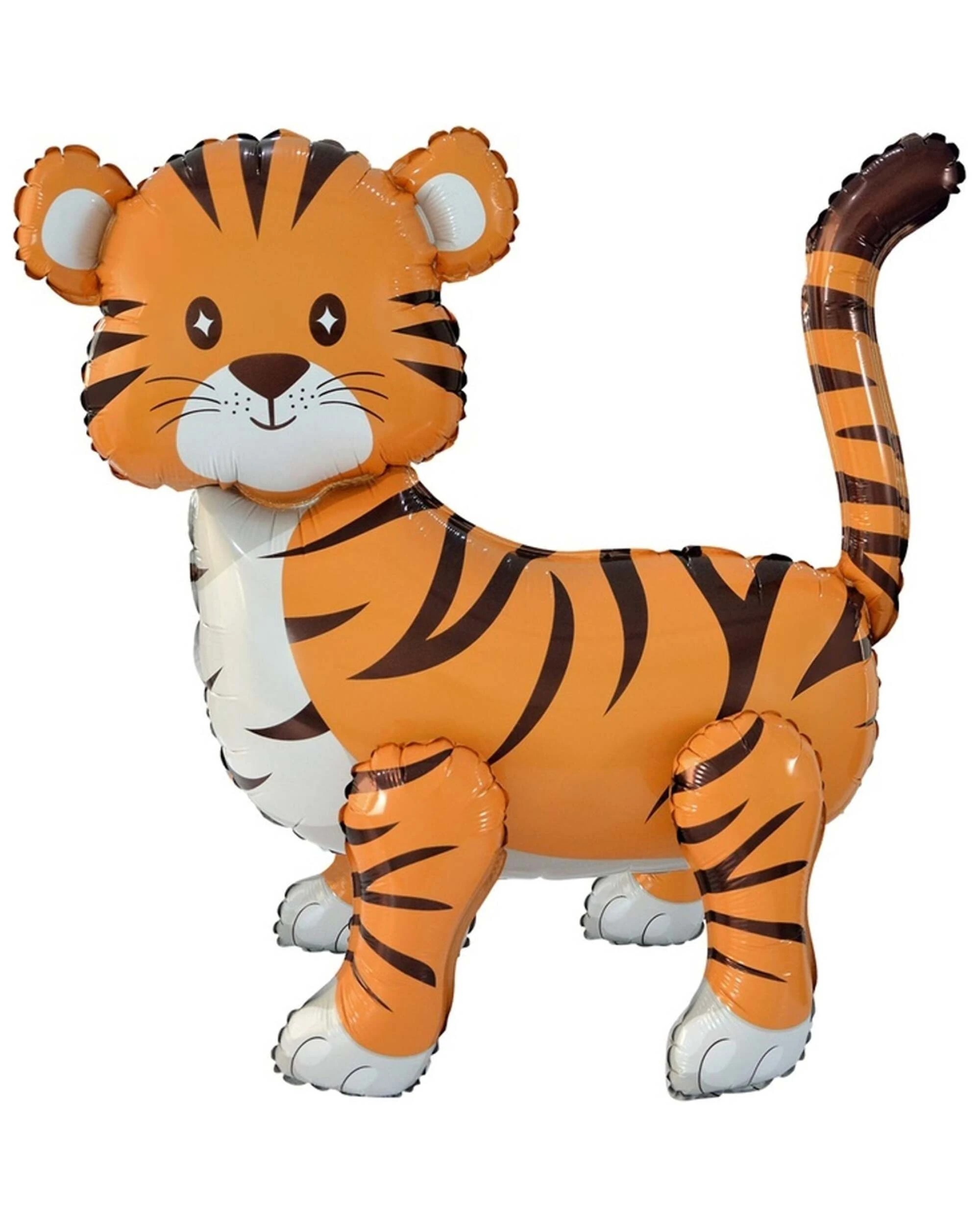 1 Decrotex Standing Airz Tiger Air Fill Foil Balloon 58cm, 1 of 1
