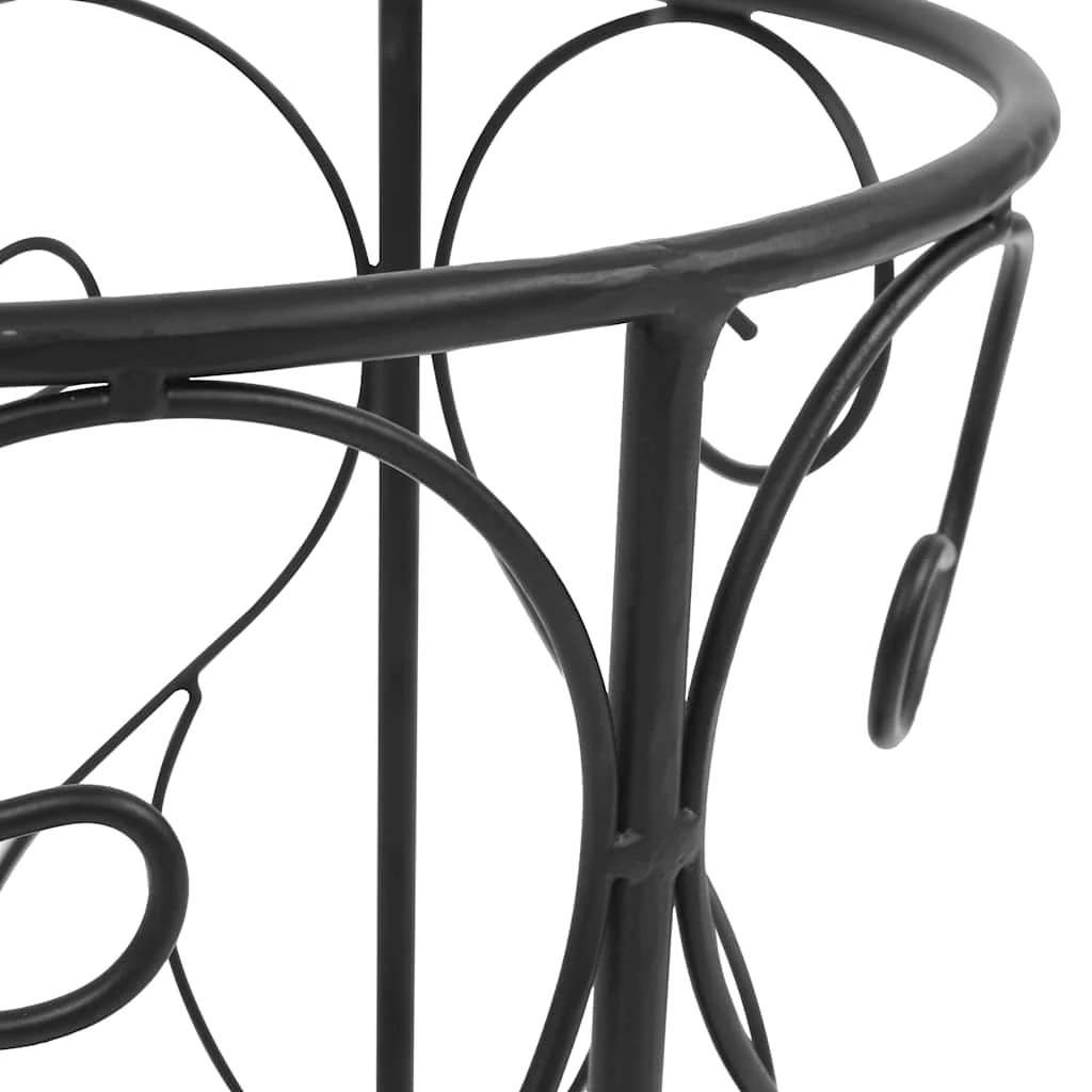 4 Vidaxl Umbrella Stand Vintage Style Metal - Black, 4 of 5