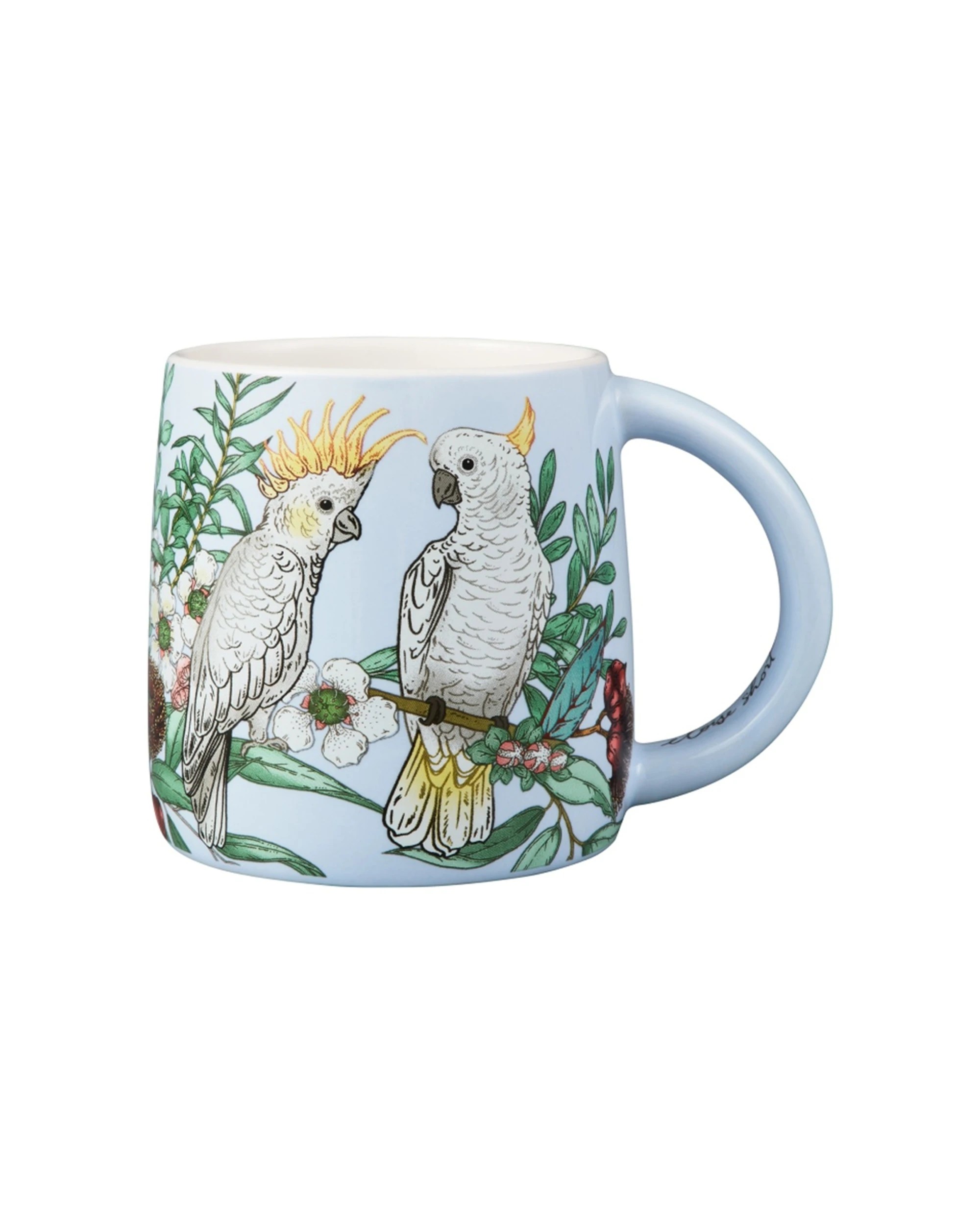 2 Maxwell & Williams 4x Eloise Short Native Grace Mug Set 350ml Crested Cockatoo - Multi, 2 of 3