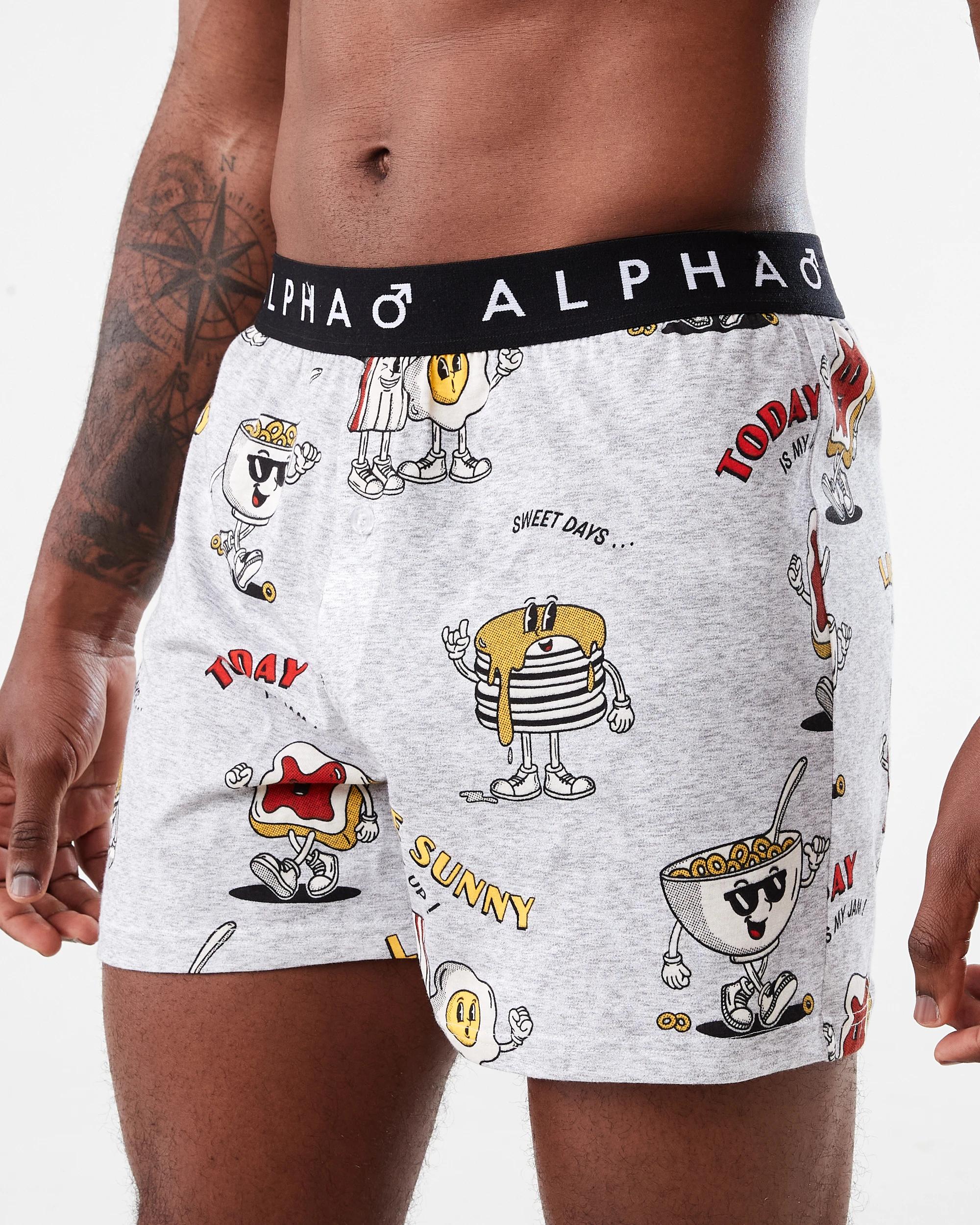 2 Printed Jersey Boxers Gry Sunny, 2 of 5