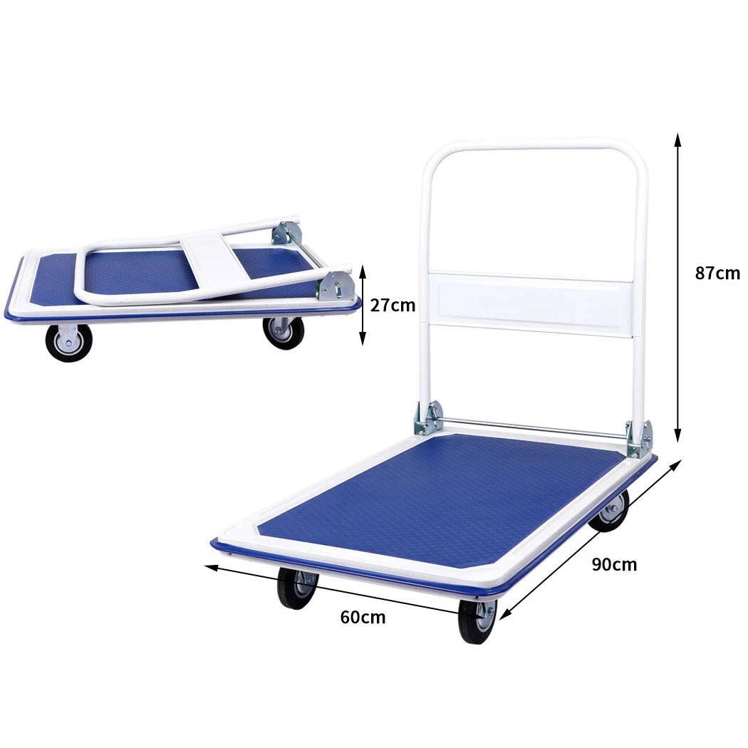 3 Traderight Folding Platform Trolley 300kg Heavy Duty Hand Truck Cart, 3 of 7
