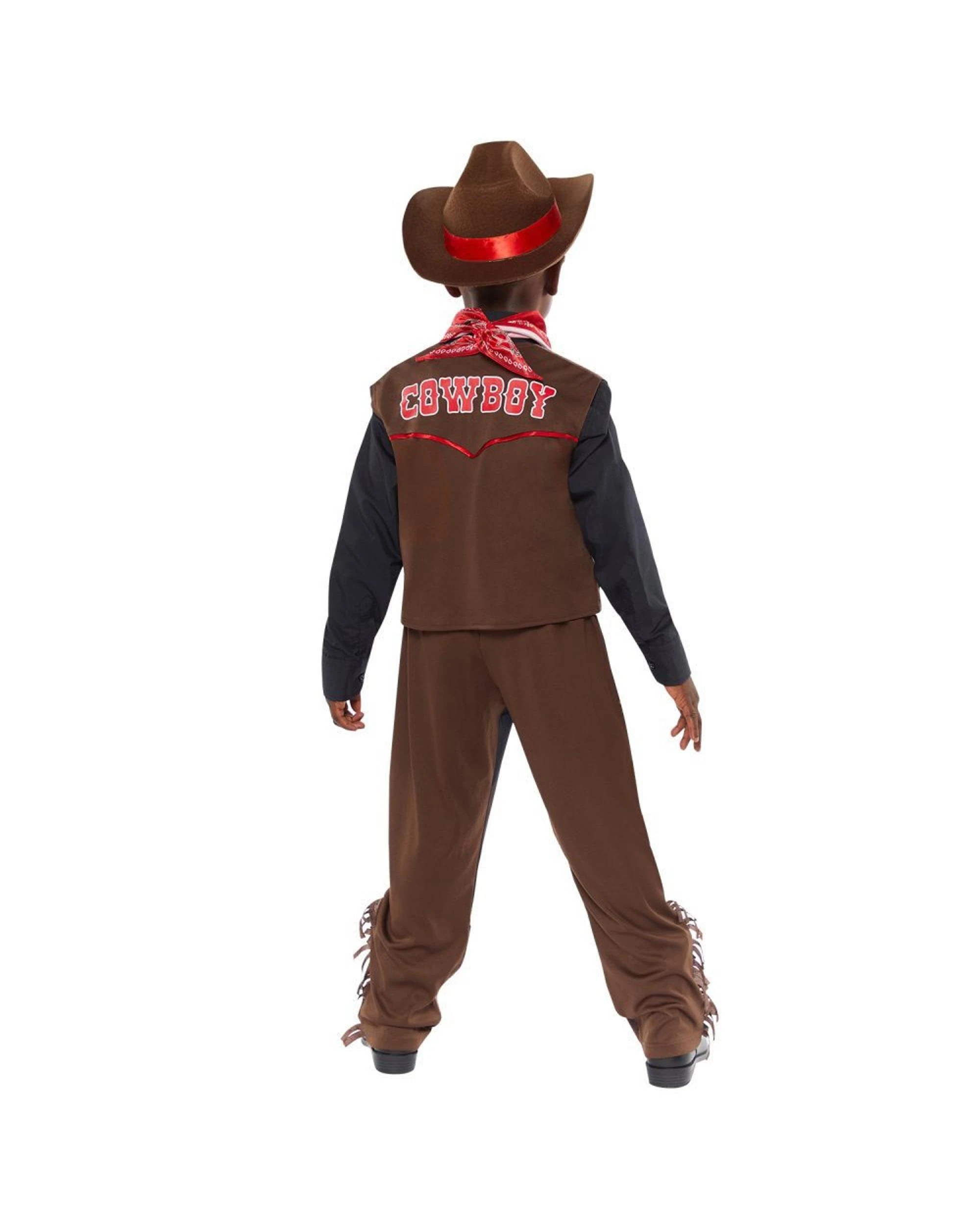 3 Western Cowboy Kids Costume Size 4-6 Years, 3 of 4