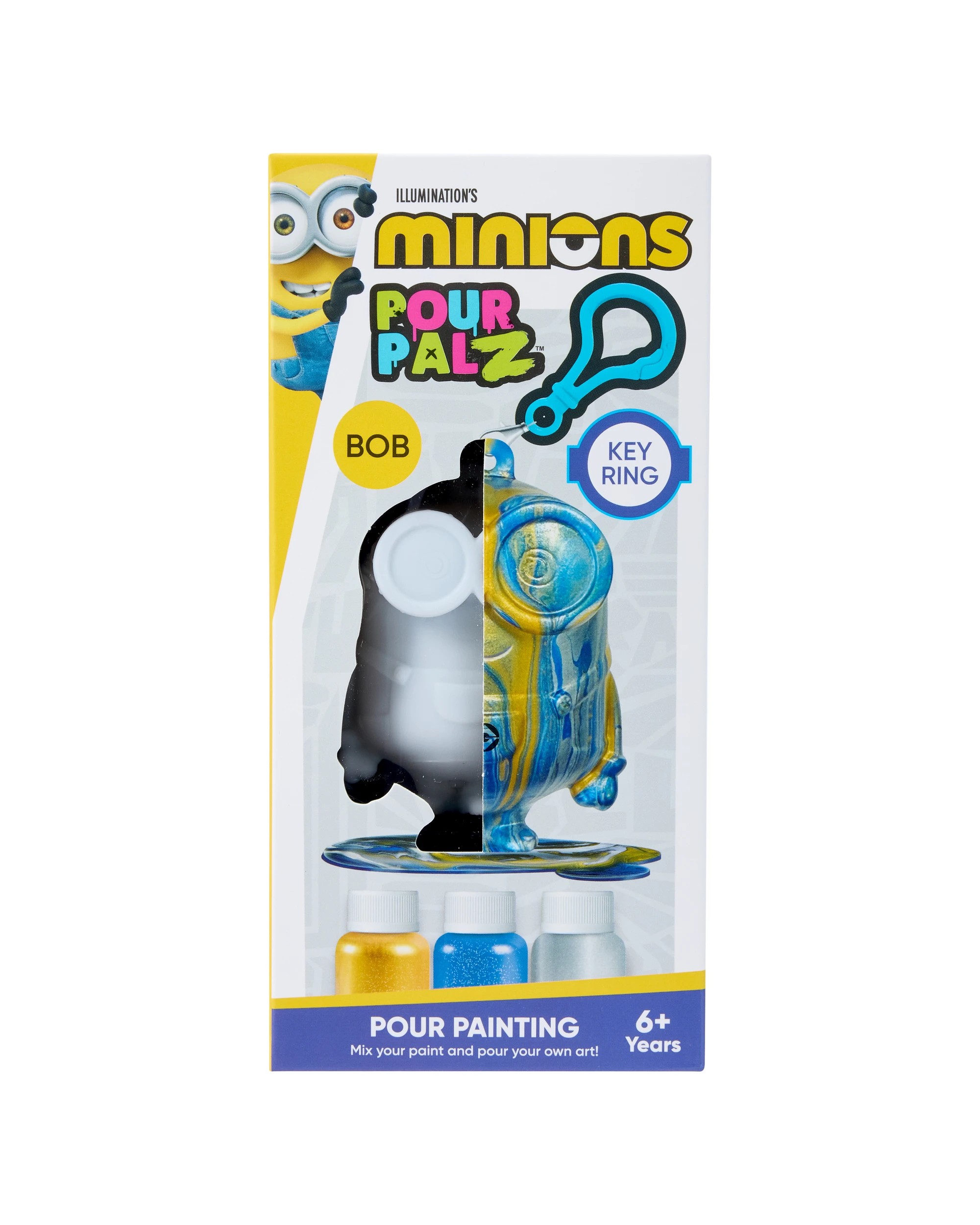 1 Pour Palz Illumination’s Minions Mini Bob Keyring, 1 of 9