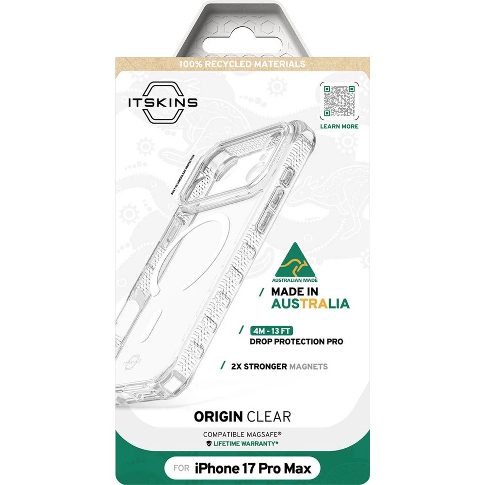 1 Itskins Made in Australia Magsafe Case iPhone 17 ProMax Clear, 1 of 7