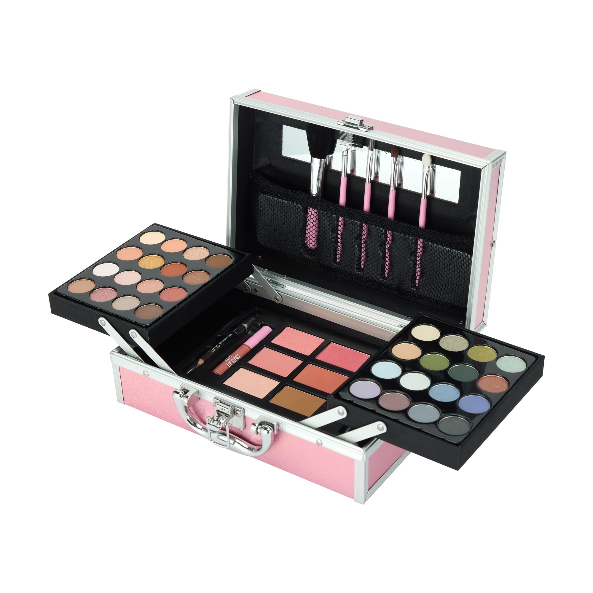2 OXX Cosmetics 51 Piece Beauty Train Case - Glow Up!, 2 of 9