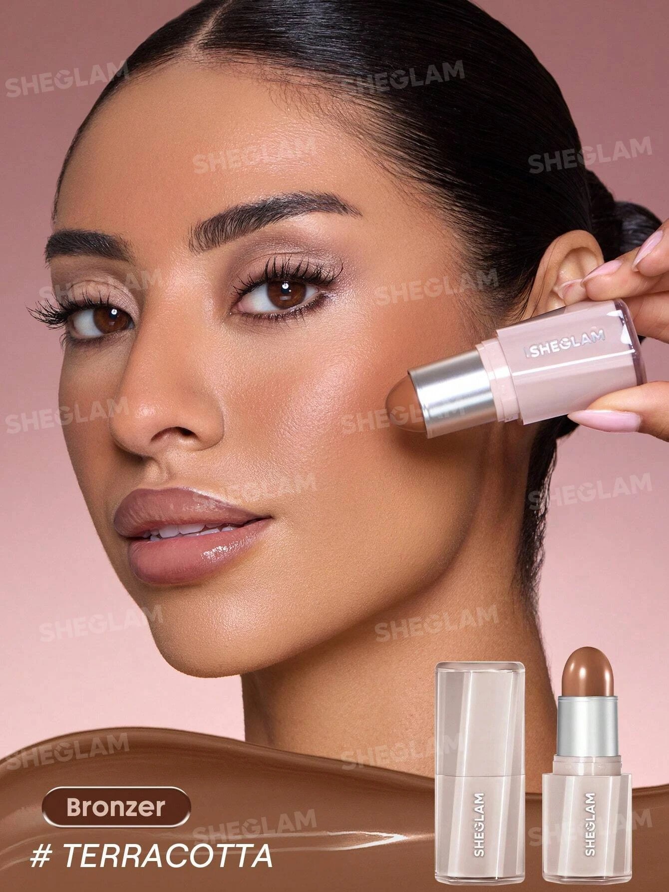 2 SHEGLAM Buttery Buff Contour & Bronzer Stick - Terracotta, 2 of 8