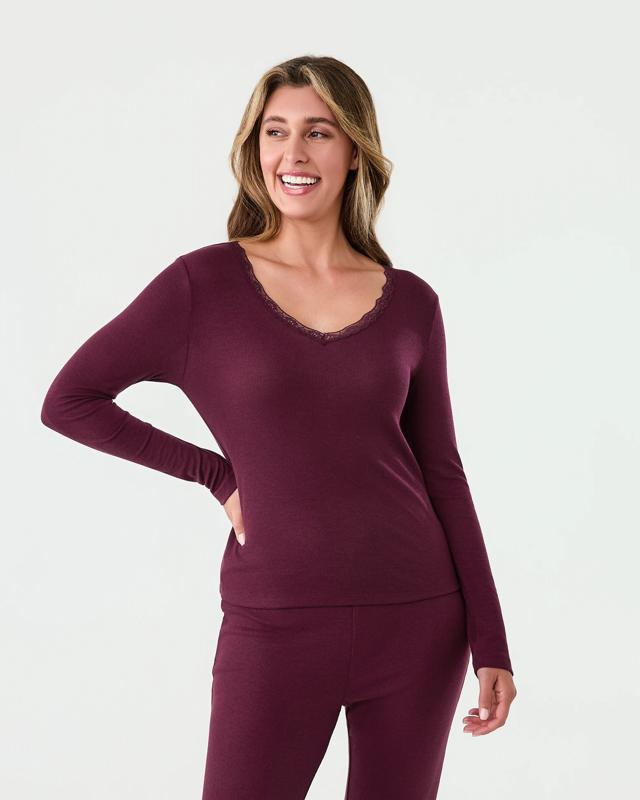 Comfort Rib Lace Trim