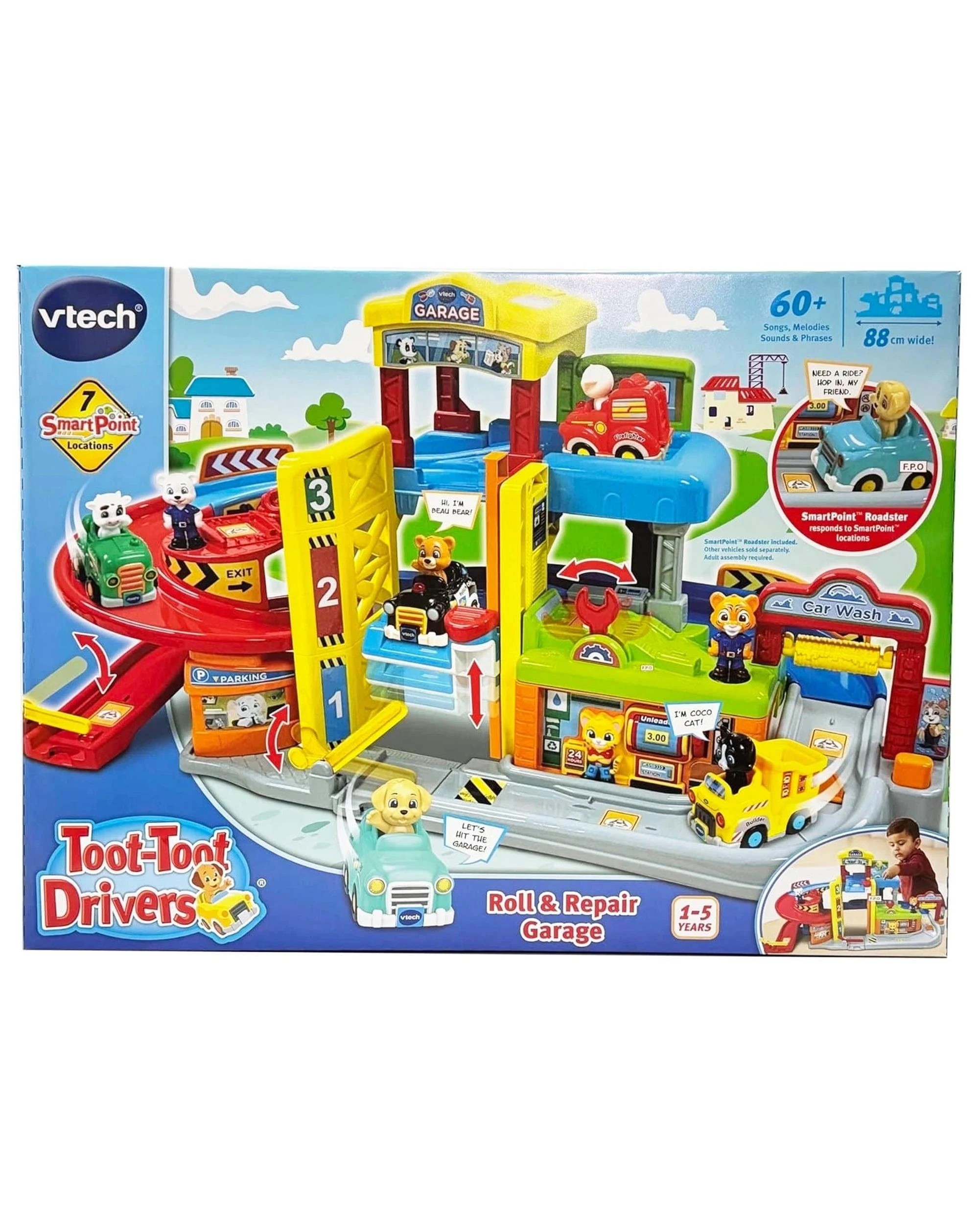 1 VTech Toot-Toot Drivers Roll and Repair Garage, 1 of 6