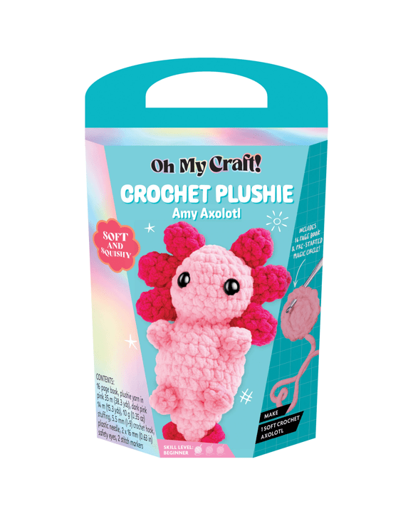 Oh My Craft! Midi Crochet Plushie Amy Axolotl
