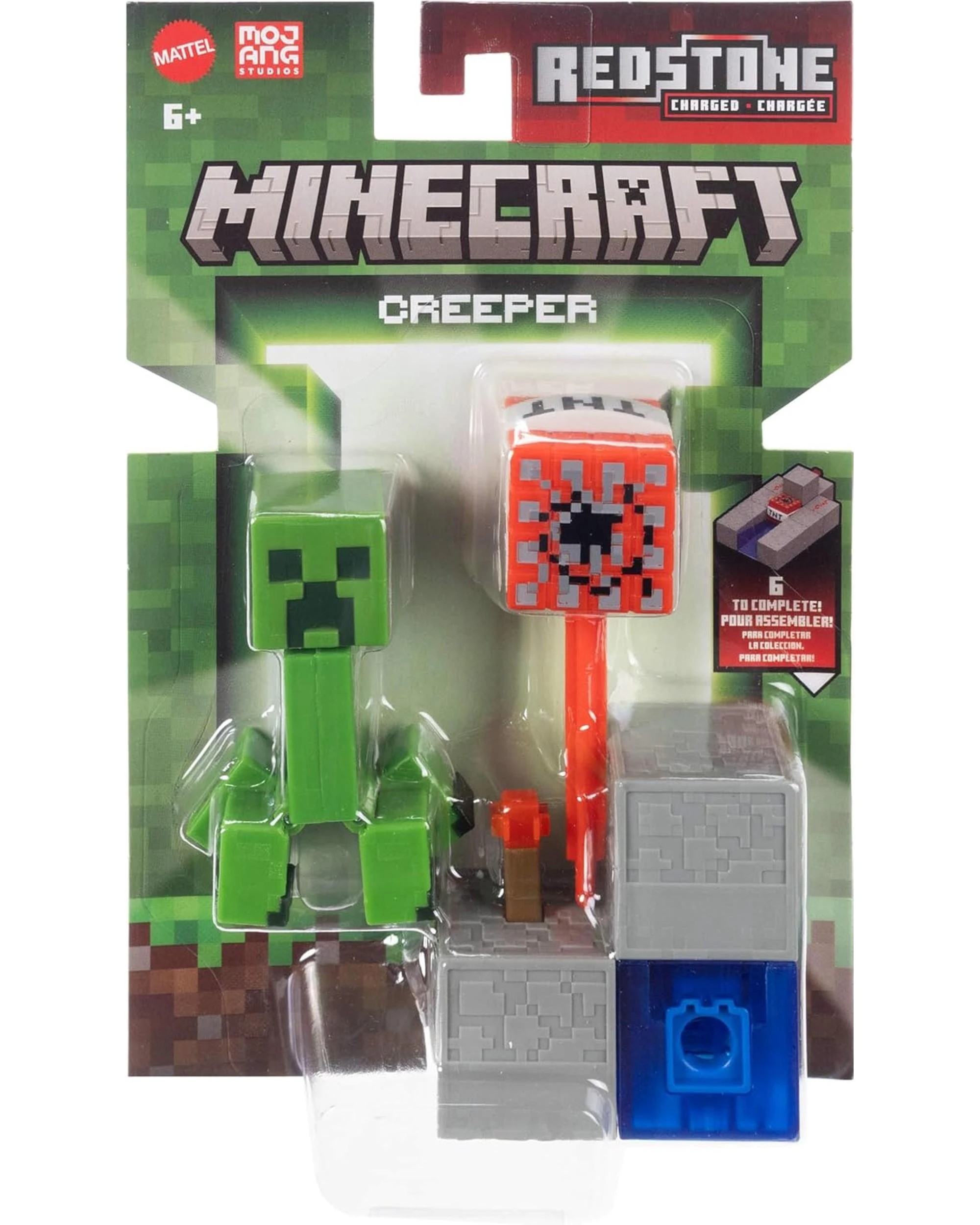 1 Minecraft Redstone Charged Creeper Figure, 1 of 3
