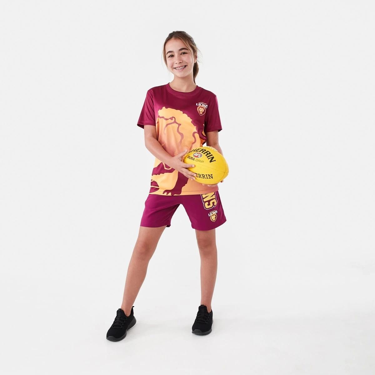 1 Official AFL Kids Training T-shirt Brisbane, 1 of 10