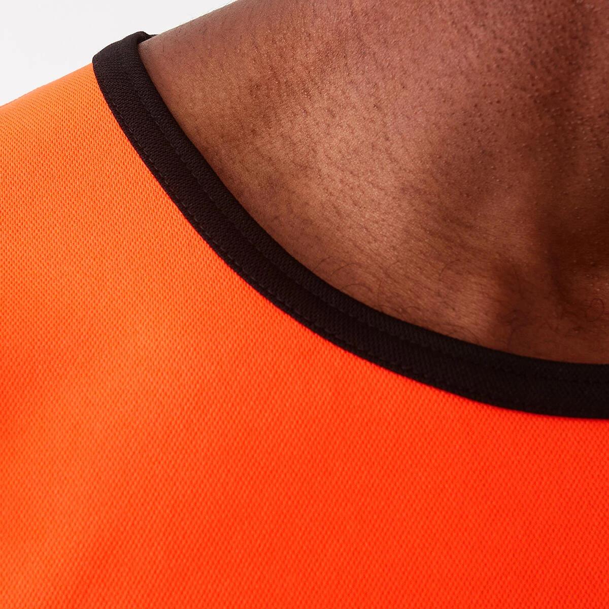 5 Workwear Fluorescent Industrial Singlet Orange, 5 of 7