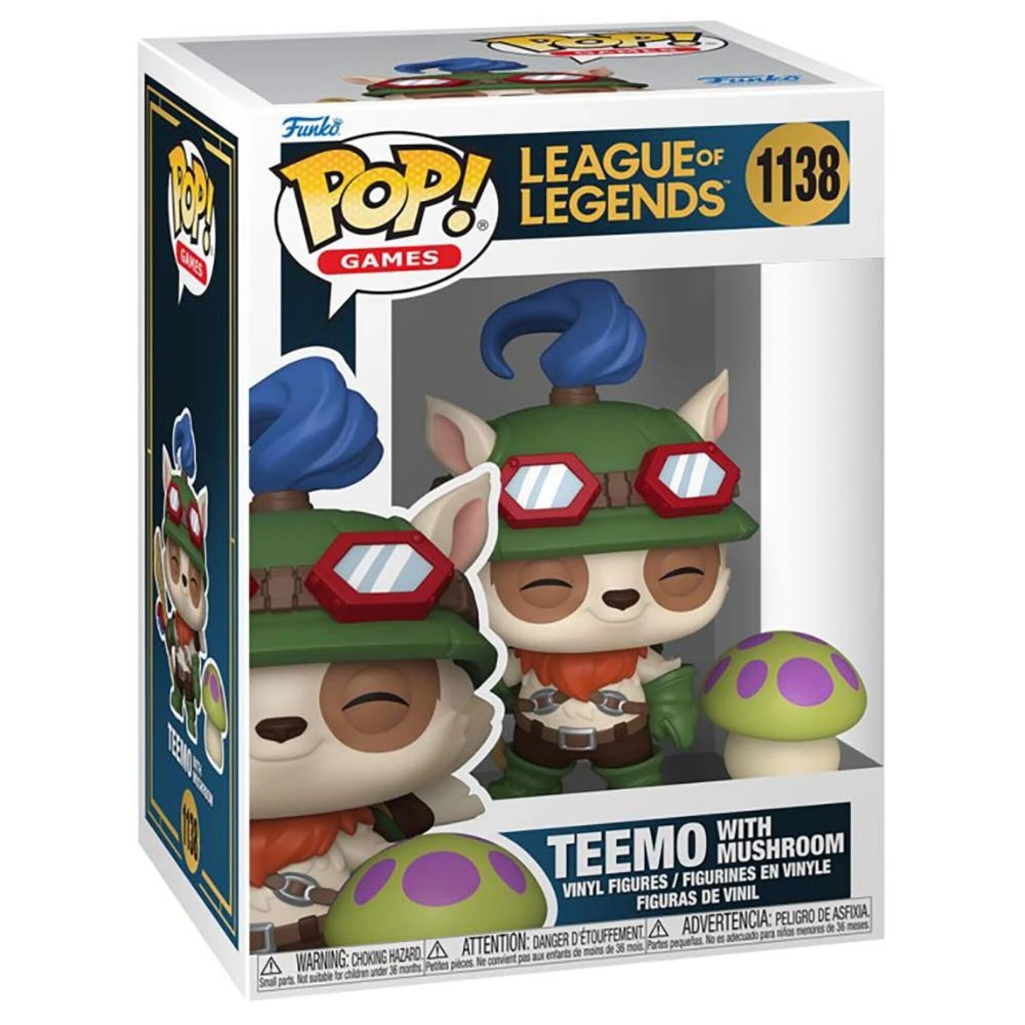 2 League of Legends - Teemo with Mushroom Pop! Vinyl Figure, 2 of 2