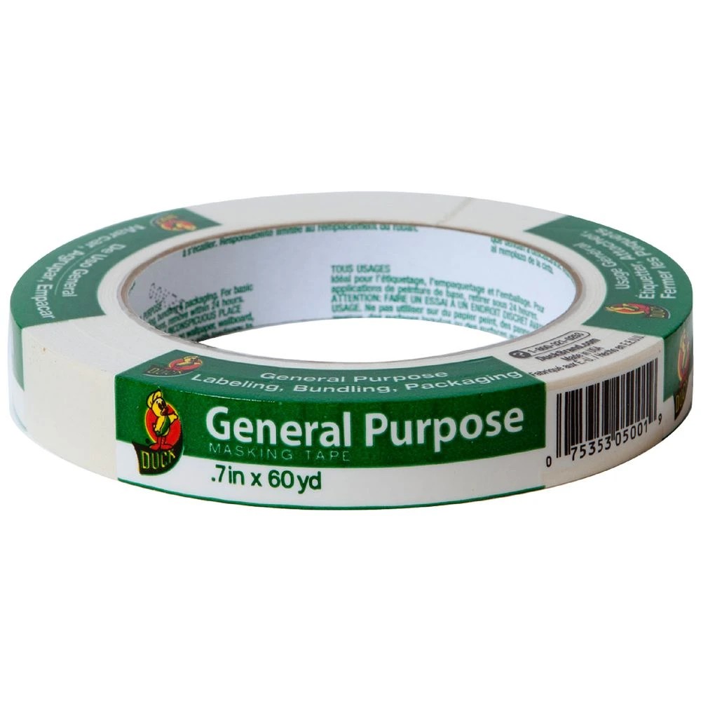 1 Duck General Purpose Masking Tape 18mm x 54.86m, 1 of 1