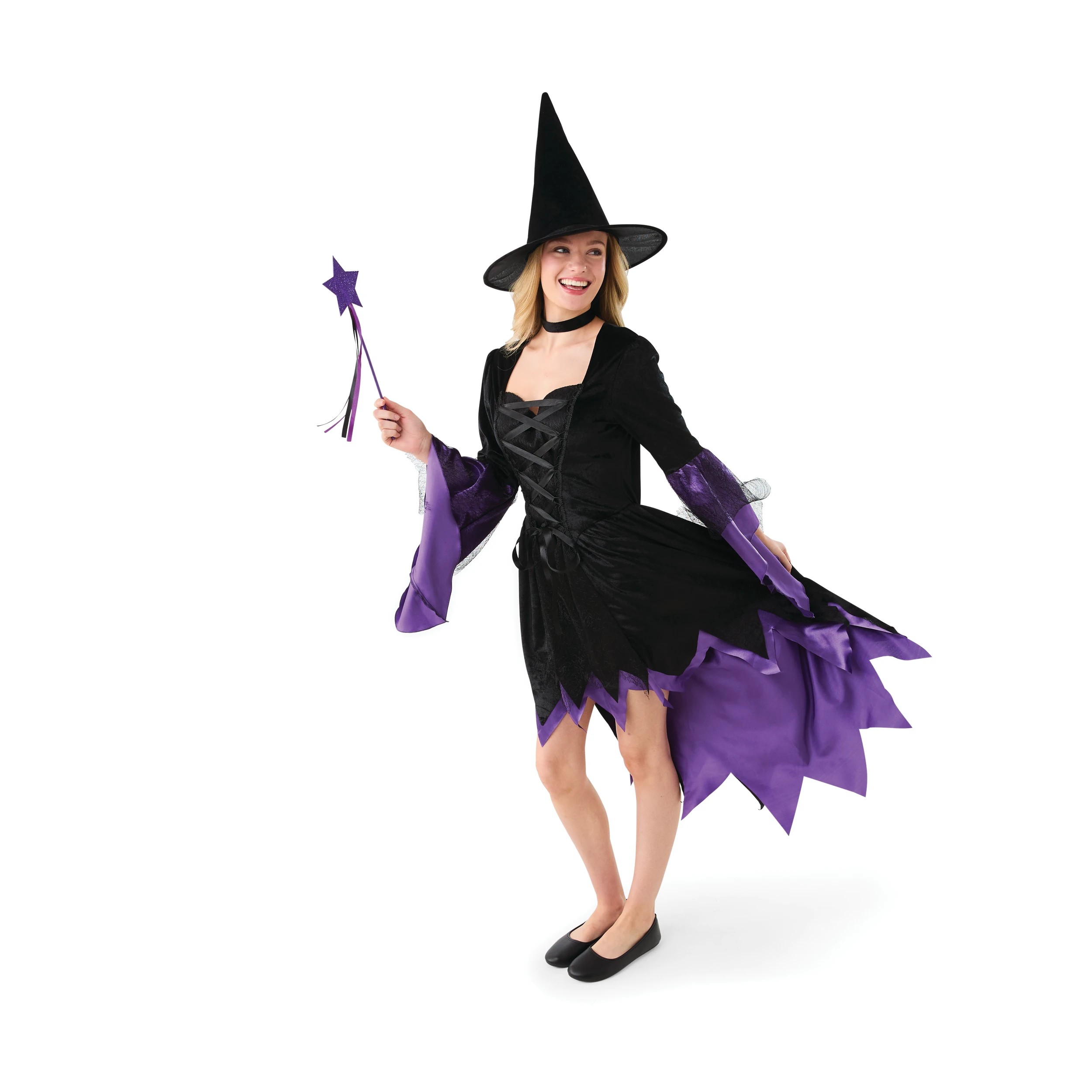 1 4 Piece Witch Costume - Adult, 1 of 10