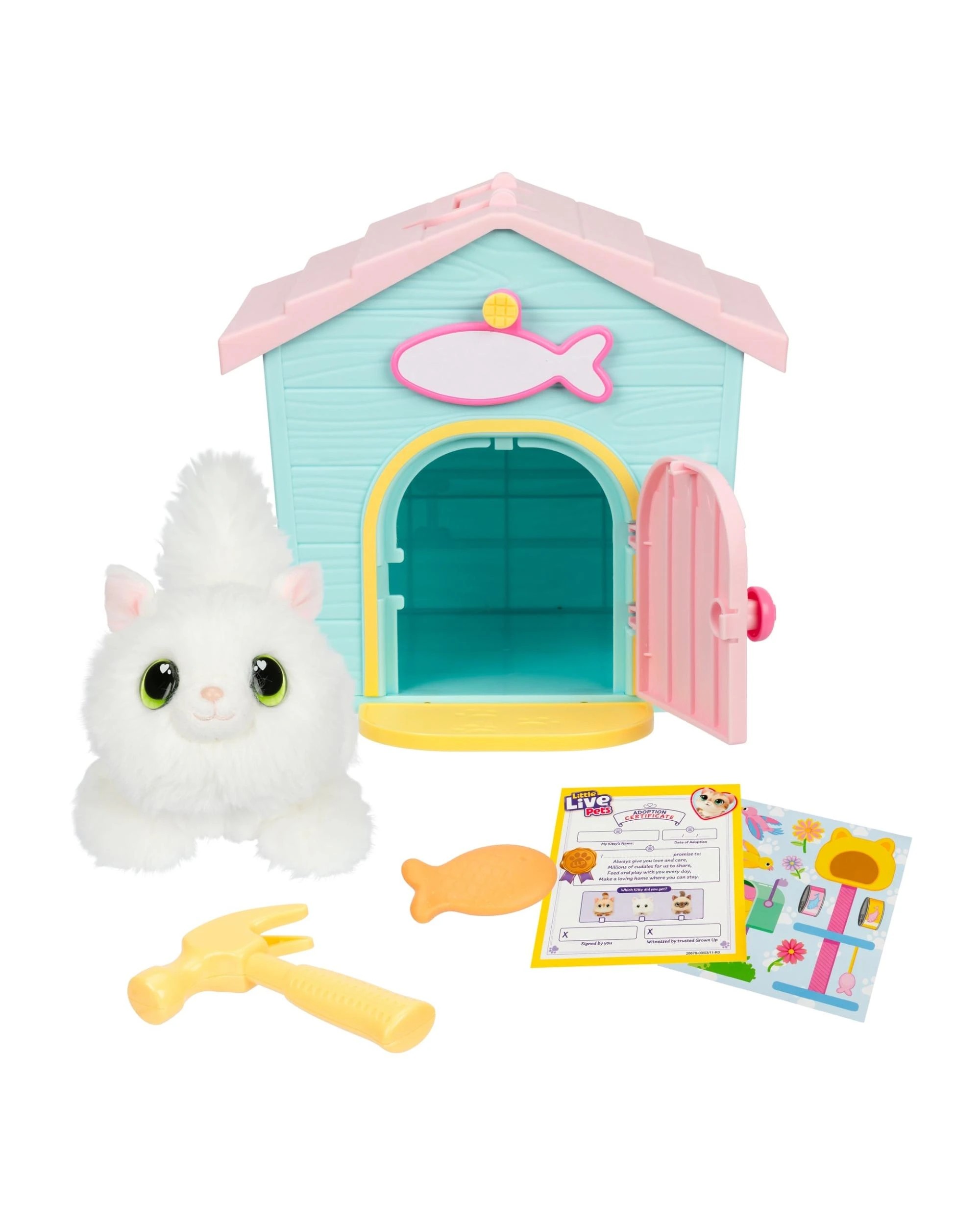 8 Little Live Pets My Kitty's Home Minis - Pink and Blue, 8 of 10