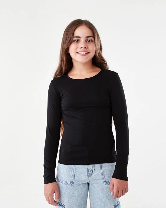 Plain Long Sleeve Top