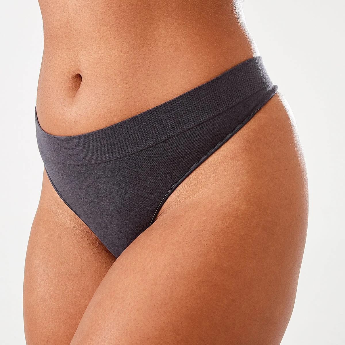 7 3 Pack Seamfree Cotton G-String Briefs WASHED SLATE, SEAGRASS BLUE, BRIGHT TURQUOISE, 7 of 8