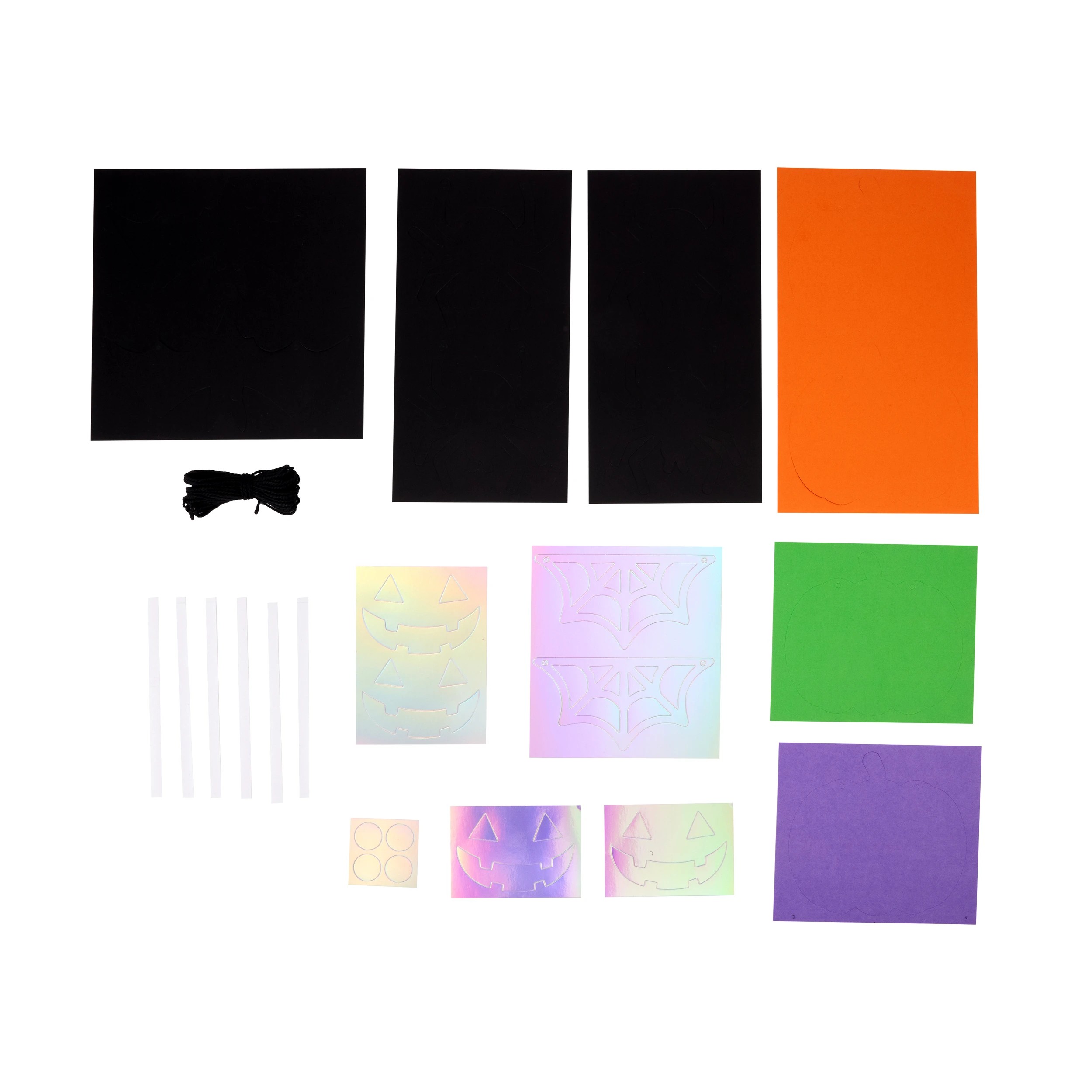 2 Halloween Craft Paper Garland Kit, 2 of 3