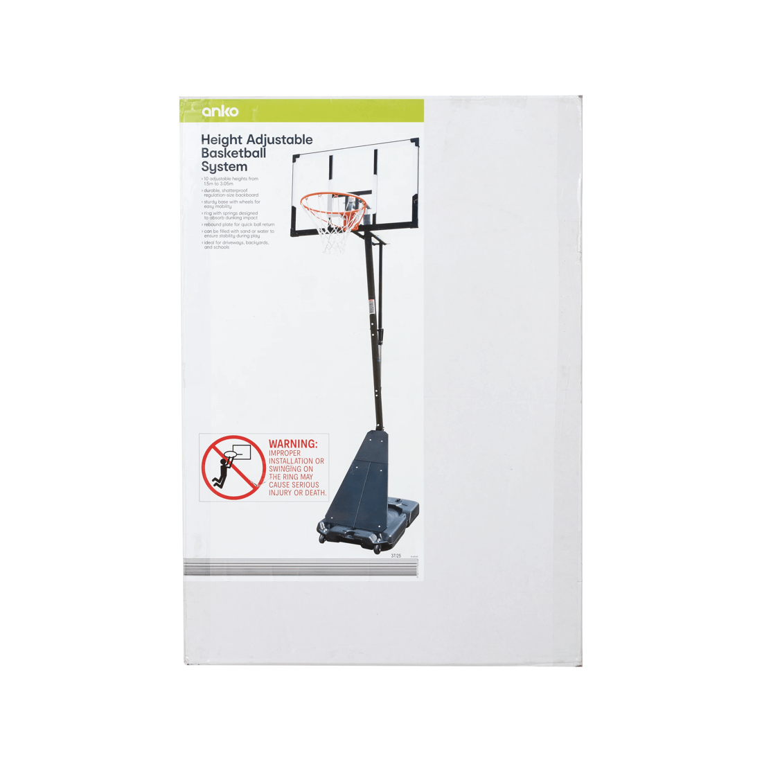 10 Height Adjustable Basketball System, 10 of 10