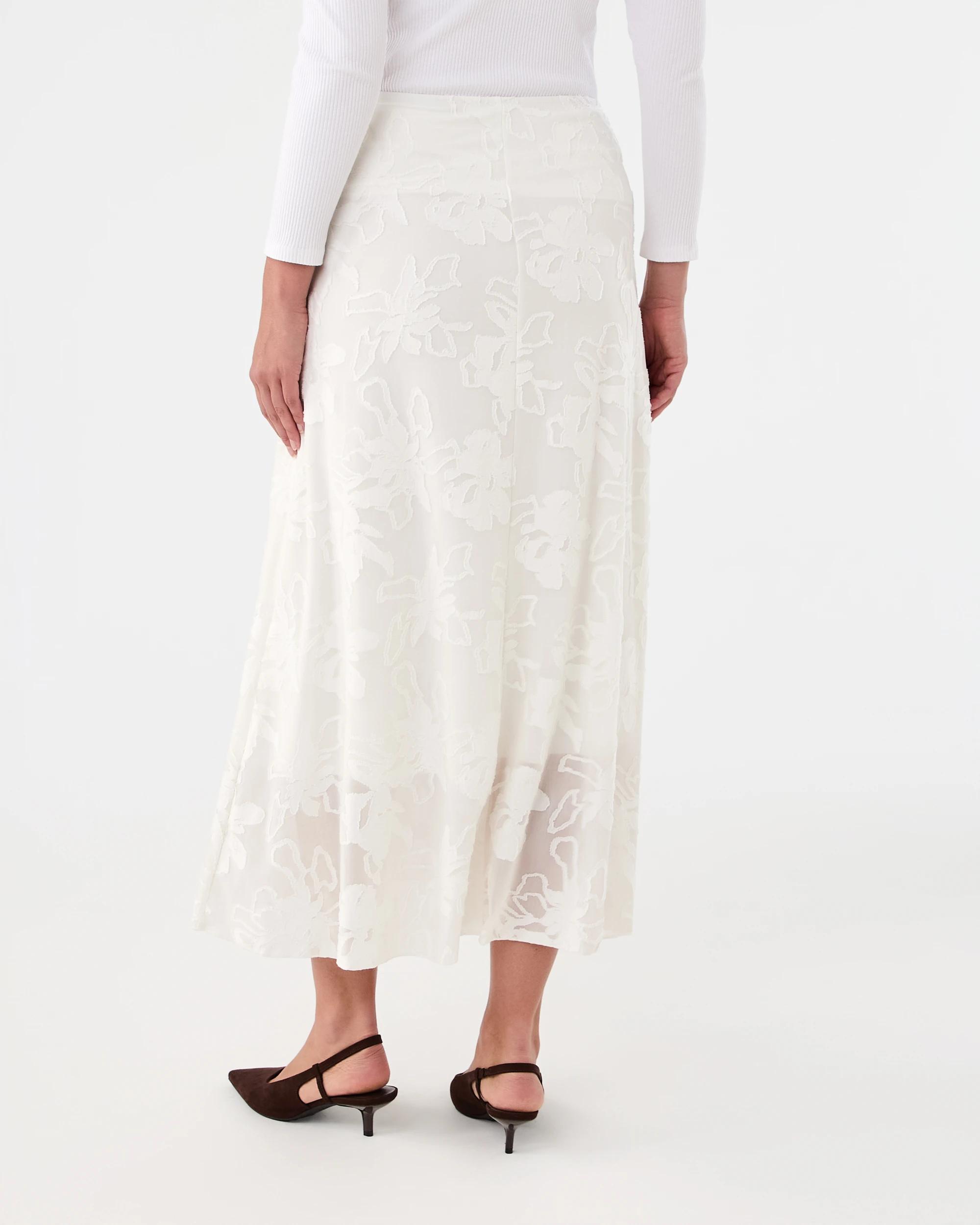 3 Jacquard Skirt Cld White, 3 of 5