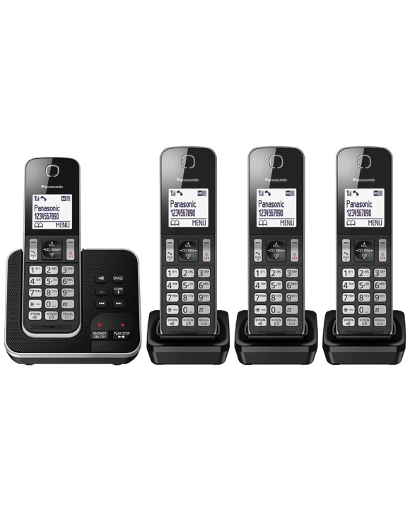 Panasonic Cordless Phone KX-TGD324ALB 4 Handsets