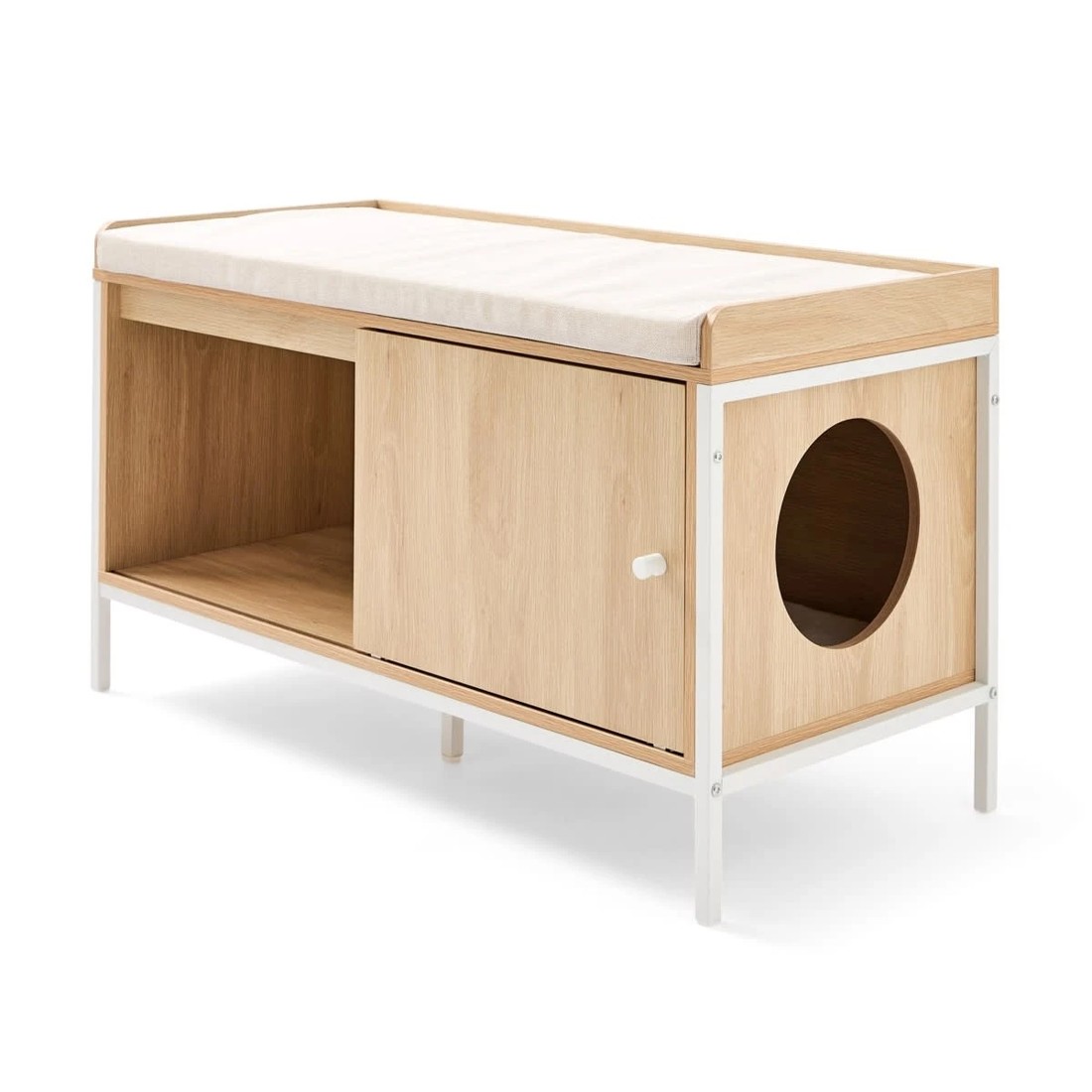 4 Cat House with Storage, 4 of 10