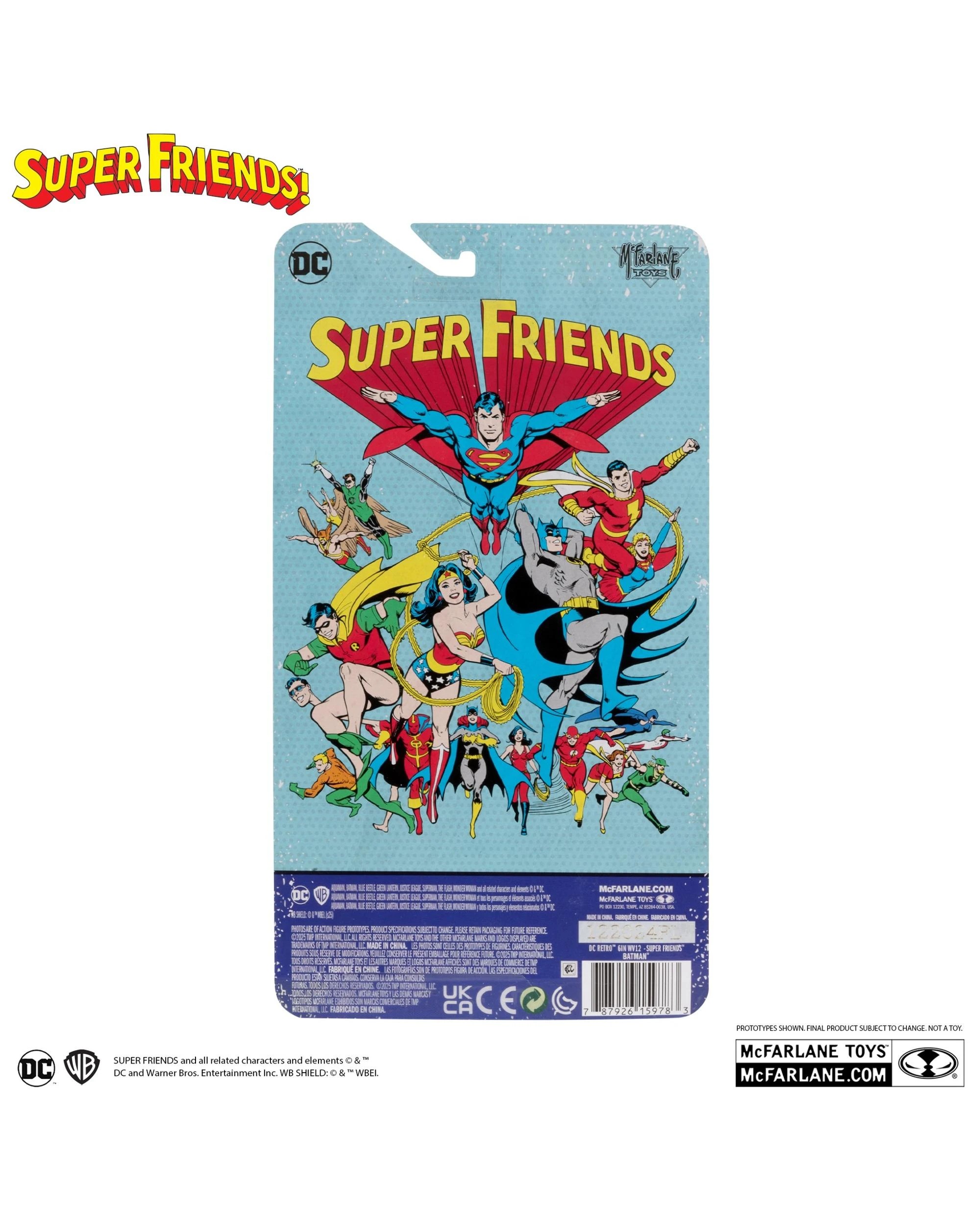 8 DC Comics Retro Super Friends Batman Universe of Evil Platinum Edition 6 inch Action Figure, 8 of 8