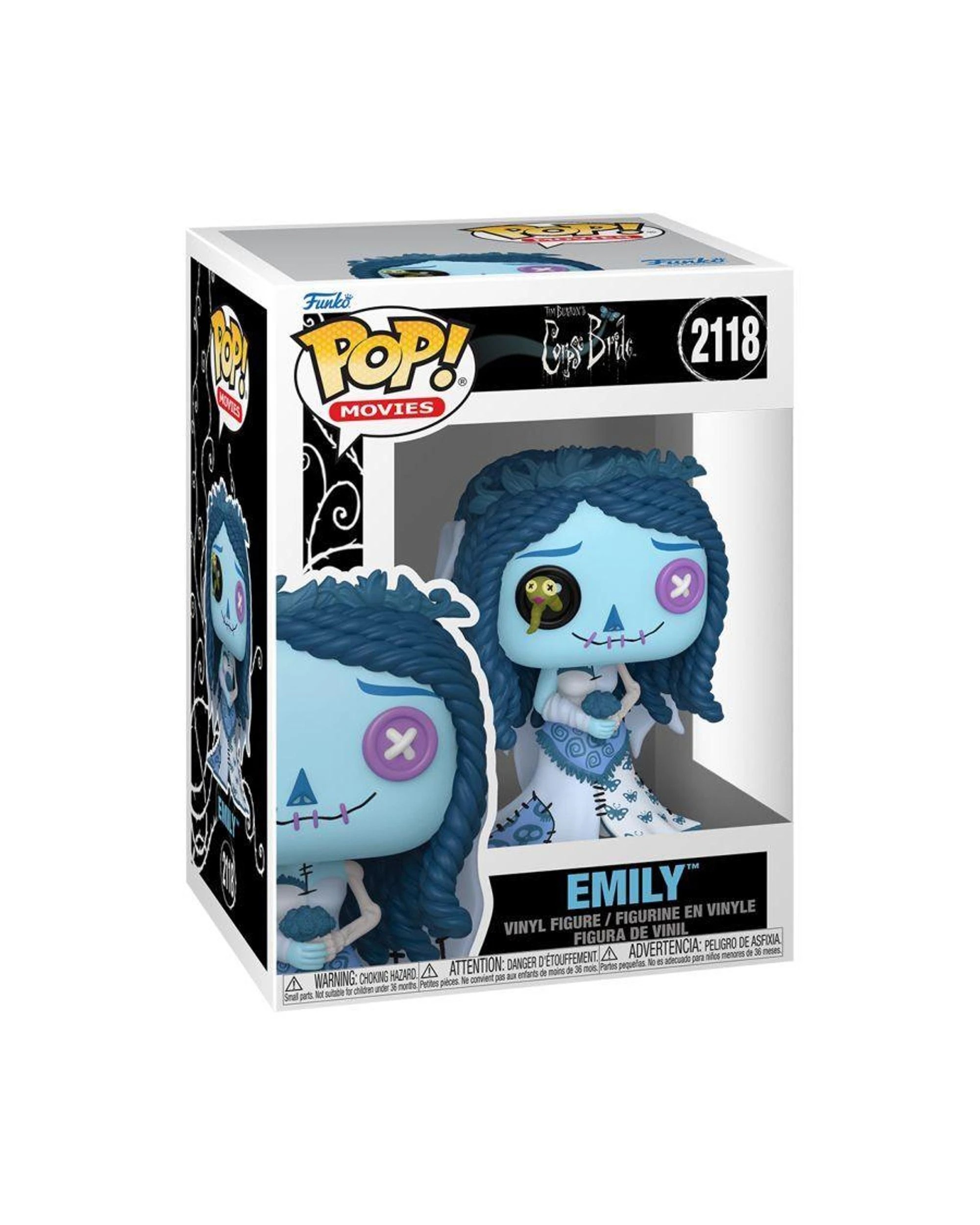 3 Corpse Bride Emily Patchwork Funko POP! Vinyl, 3 of 3