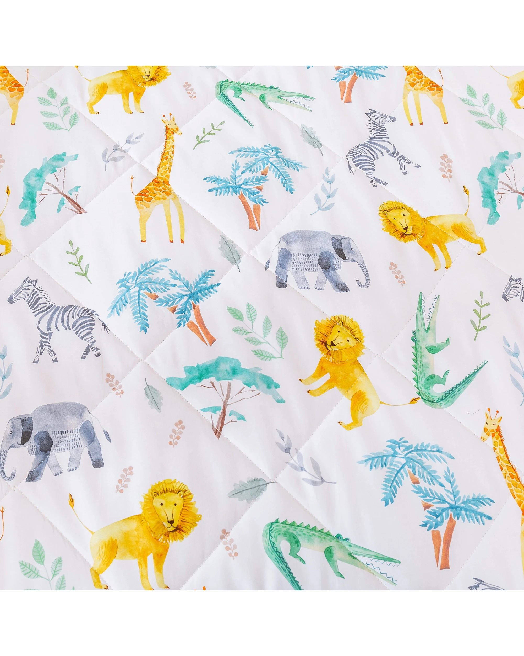 7 Jack & Ava Comforter Set At The Zoo - Double Bed - Animal Print, 7 of 7