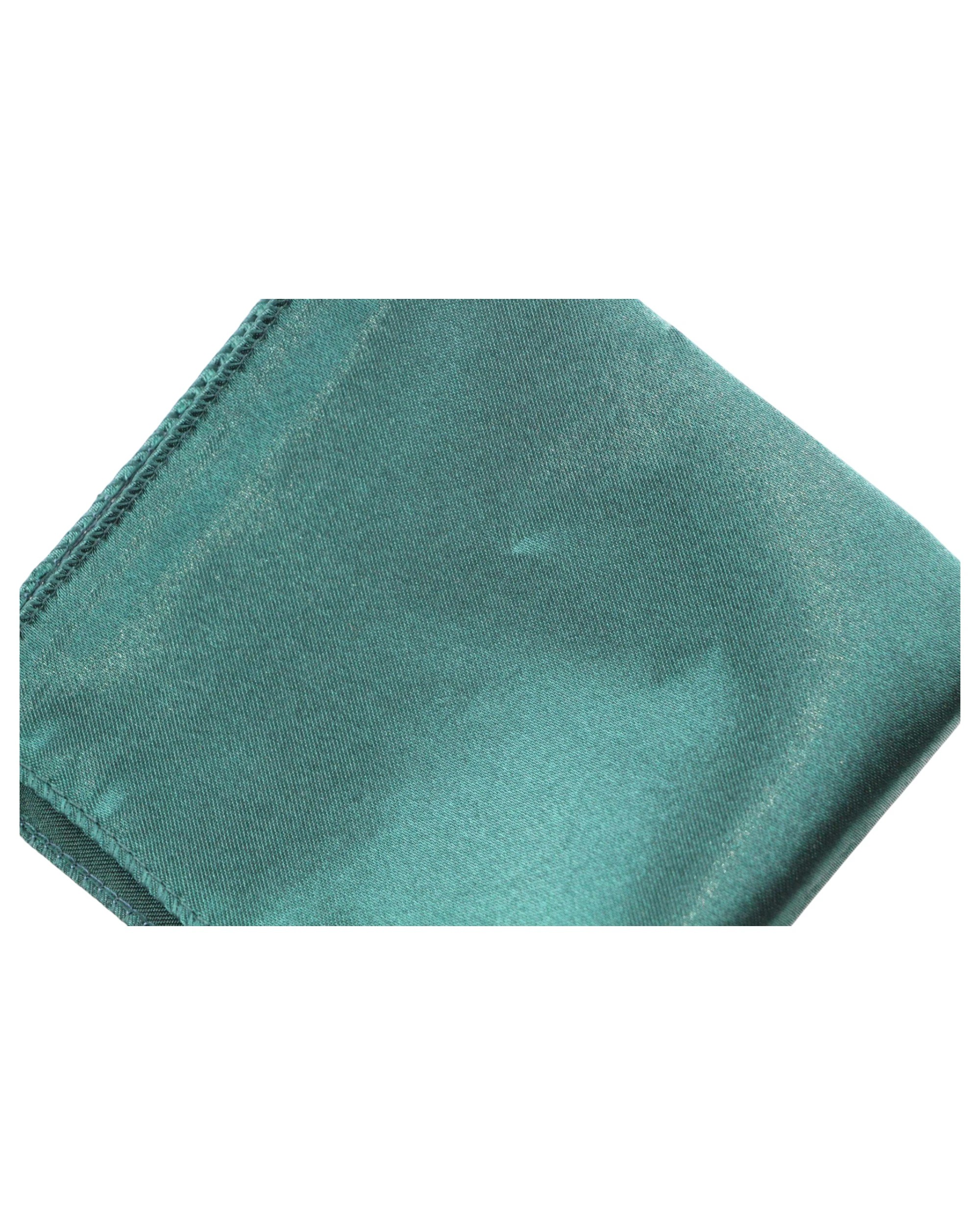 2 Zasel Mens Pocket Square - Green, 2 of 3
