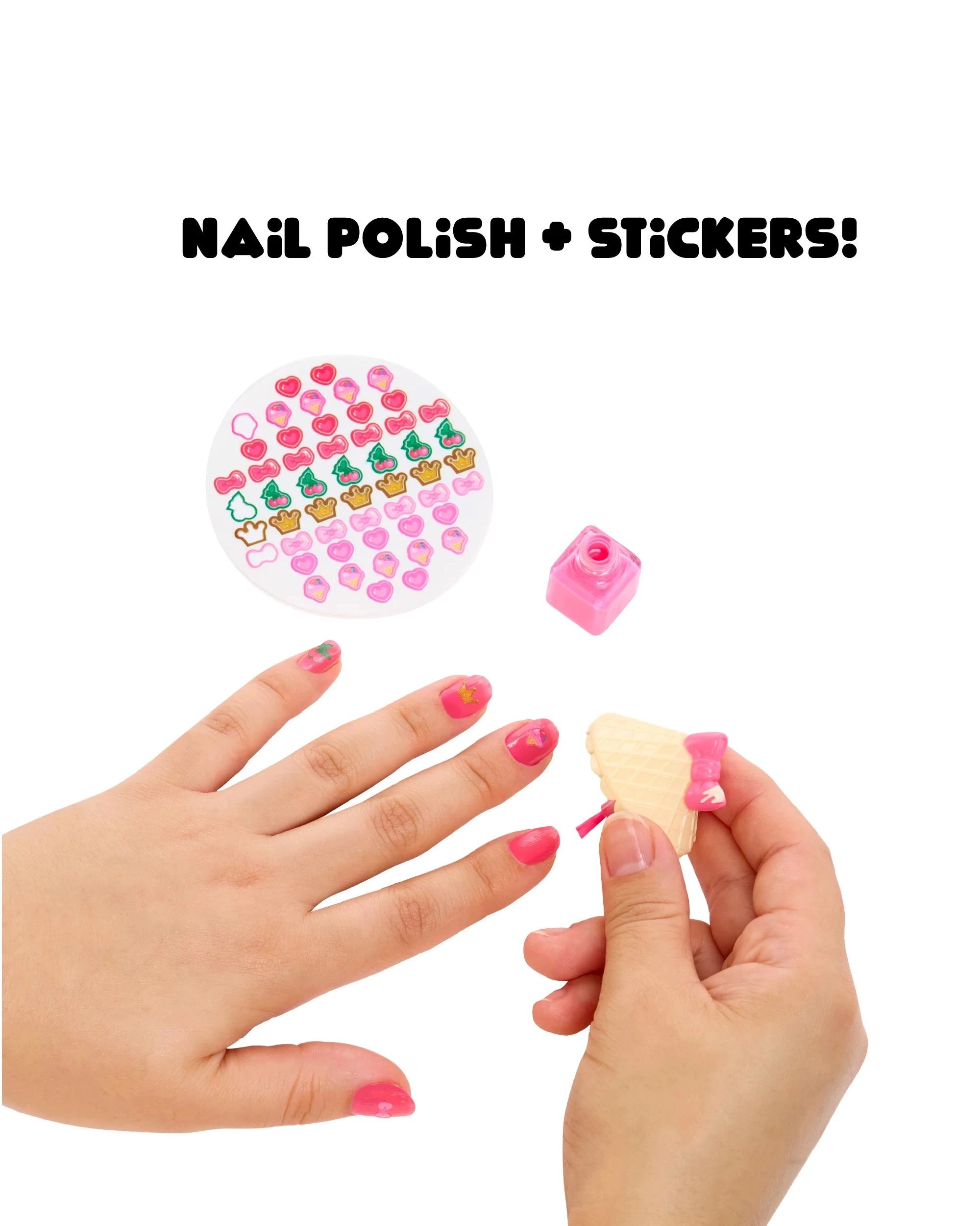 5 Yummiland Beauty Bag Playset and Lip Gloss Doll - Ice Cream Beauty Bag - Multi, 5 of 6