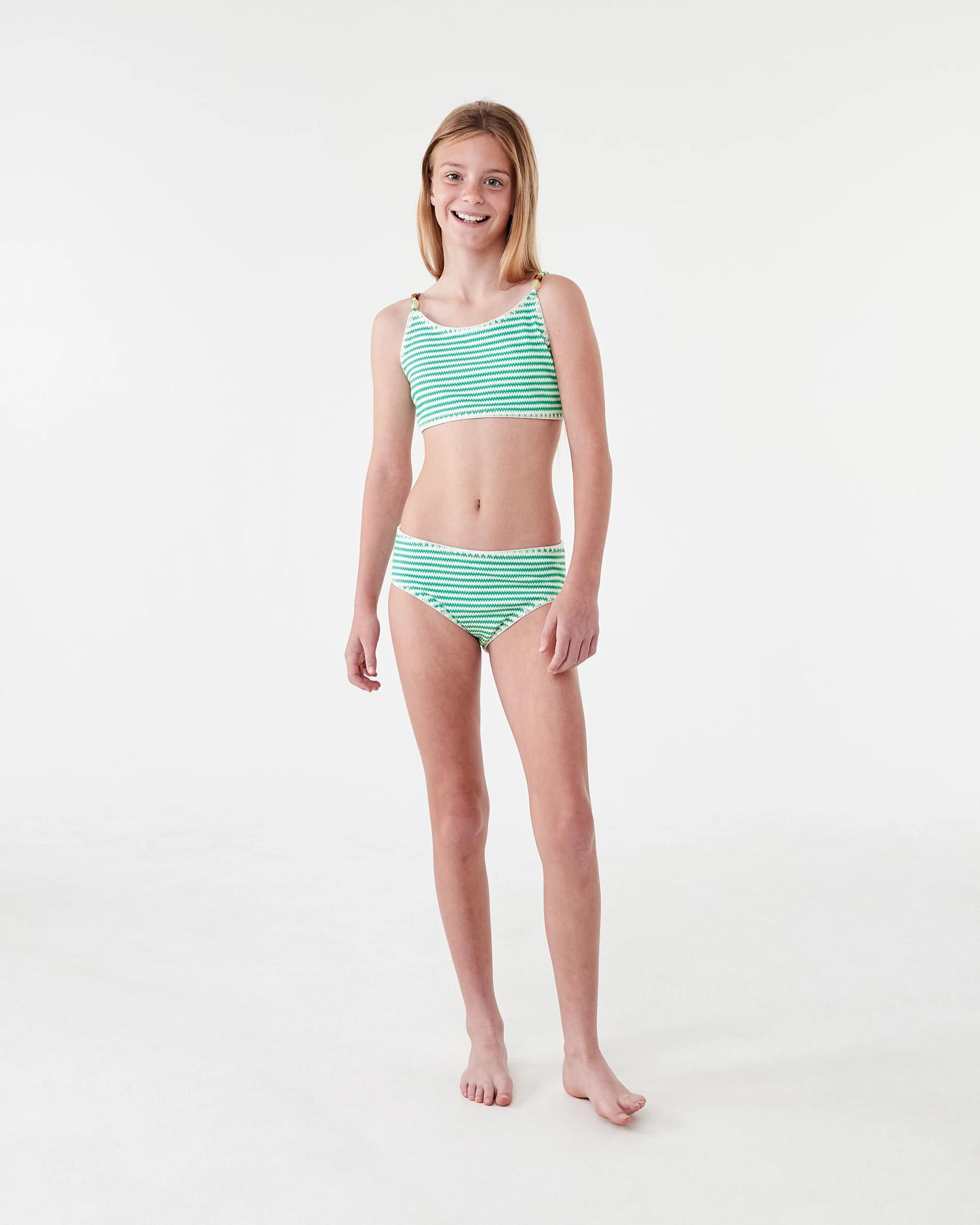 1 Bikini Set Grn Stripe, 1 of 4