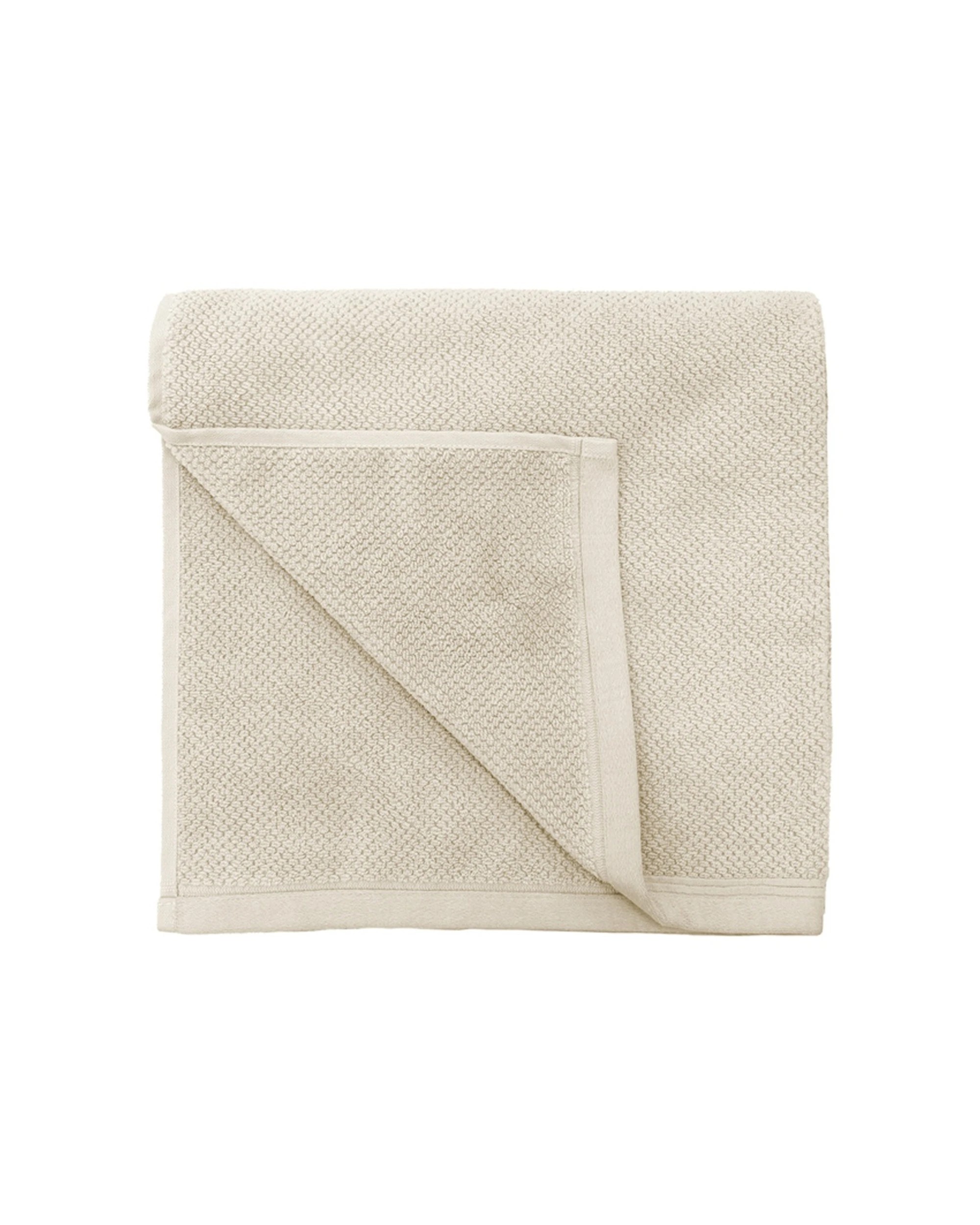 2 Bambury Angove 600gsm Soft Absorbent Cotton Bath Towel 2PK 70x140cm - Beige, 2 of 5